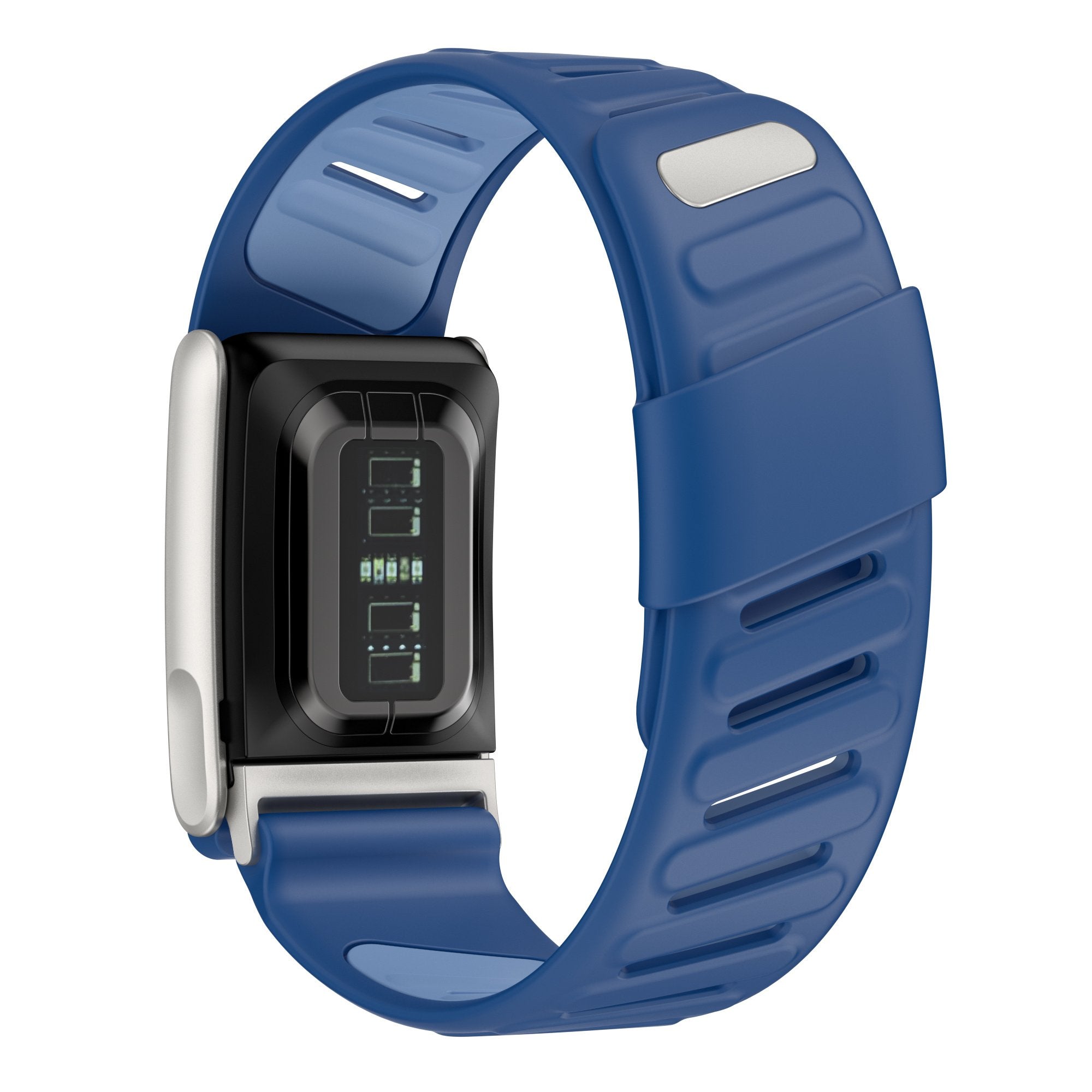 Bracelet sport compatible avec Whoop MG (bleu duo)