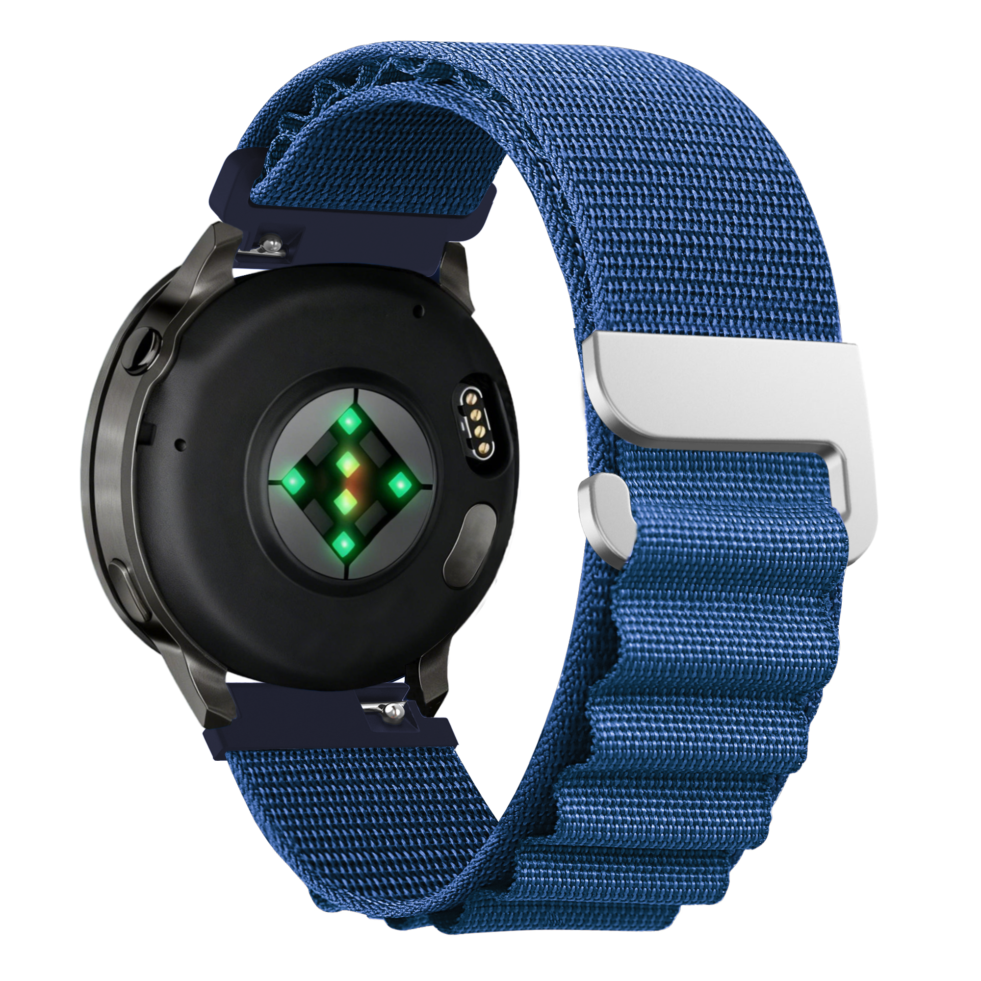 Bandz Garmin Forerunner 265 Alpine Nylon Strap (Blue)
