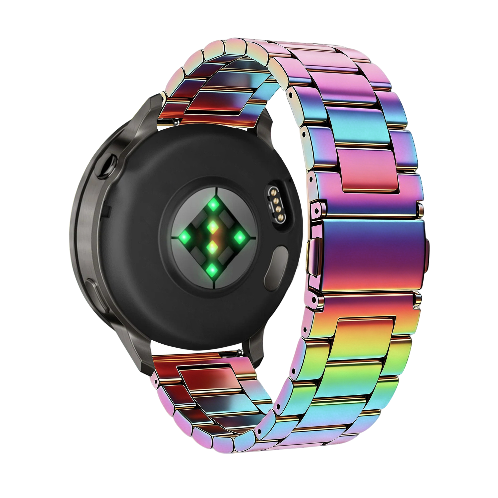 Bandz Garmin Venu SQ Steel Strap 'Classic' (Pearlescent)