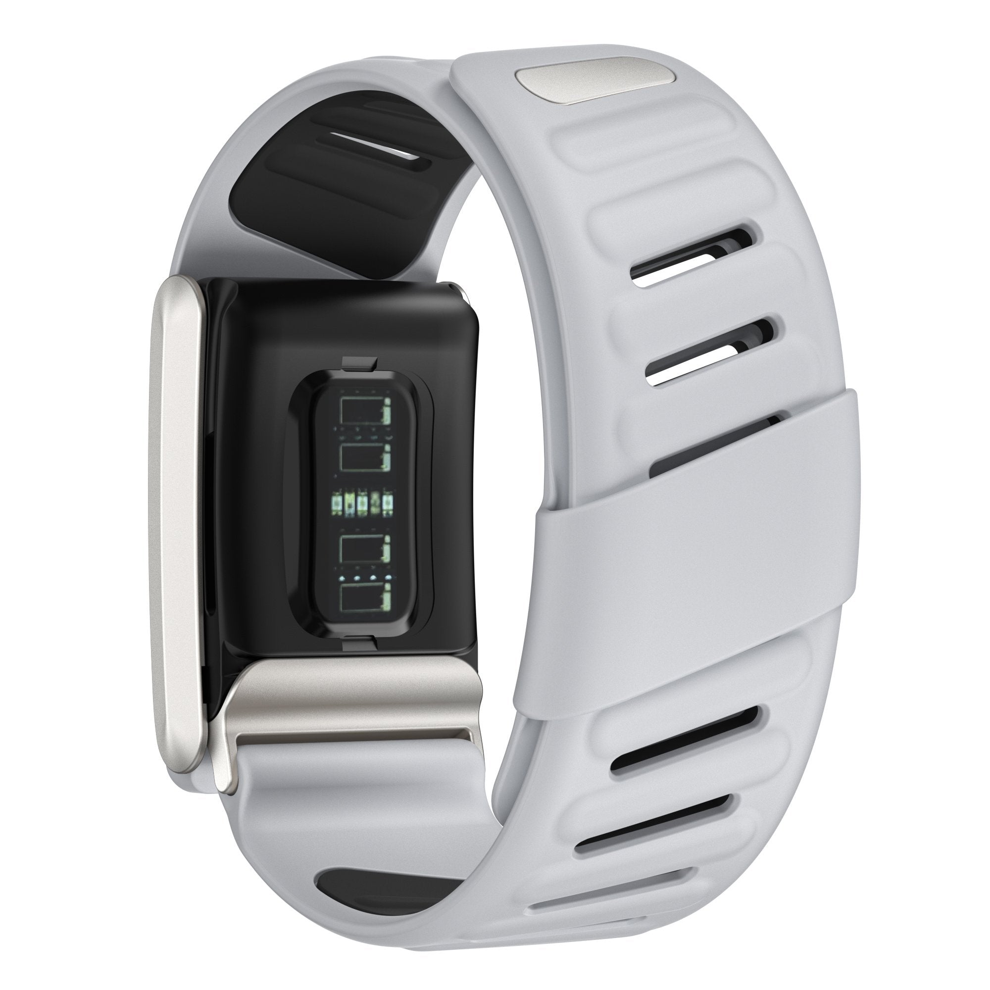 Bracelet sport compatible avec Whoop 4.0 (gris clair/noir)