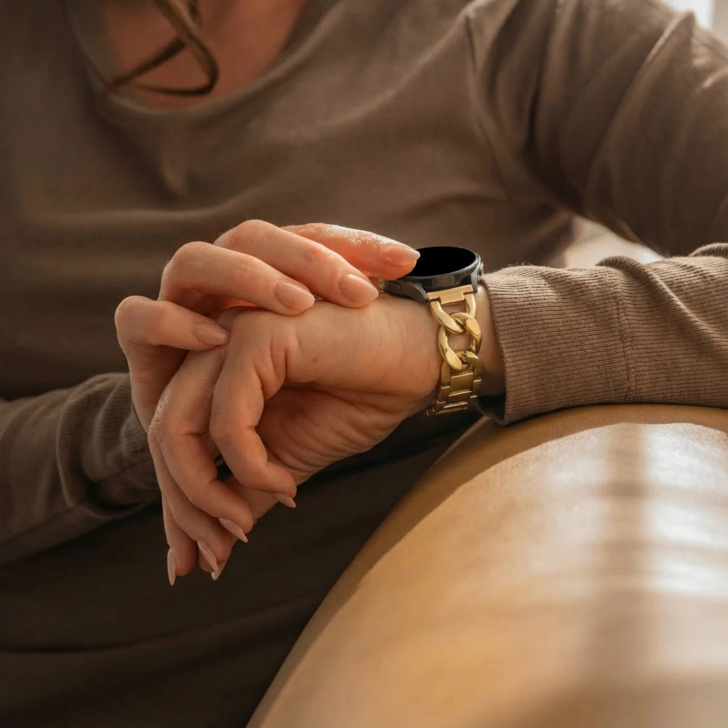 Bracelet chaîne acier Samsung Galaxy Watch 7 - 44mm (or)