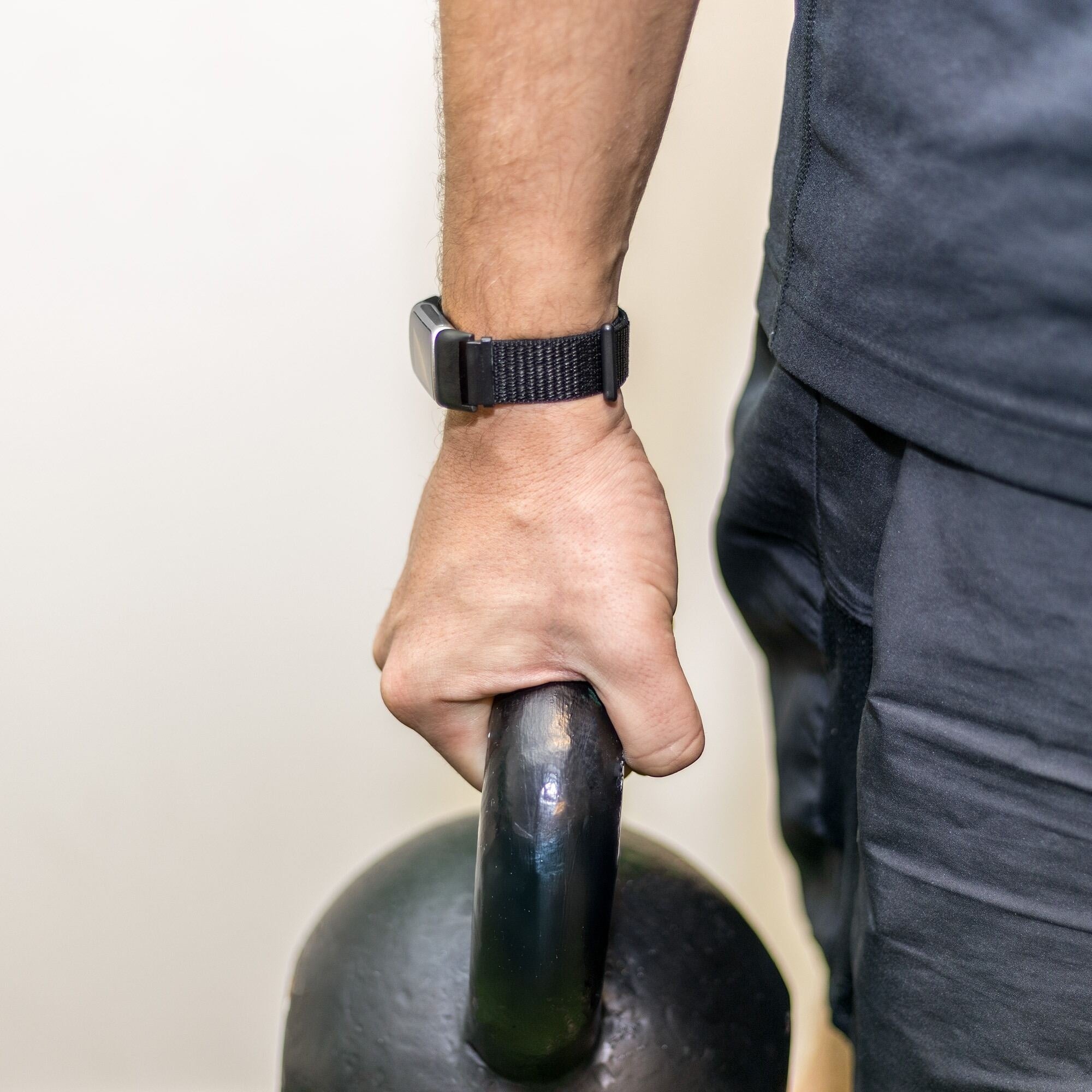 Bracelet nylon Fitbit Charge 5 (noir)