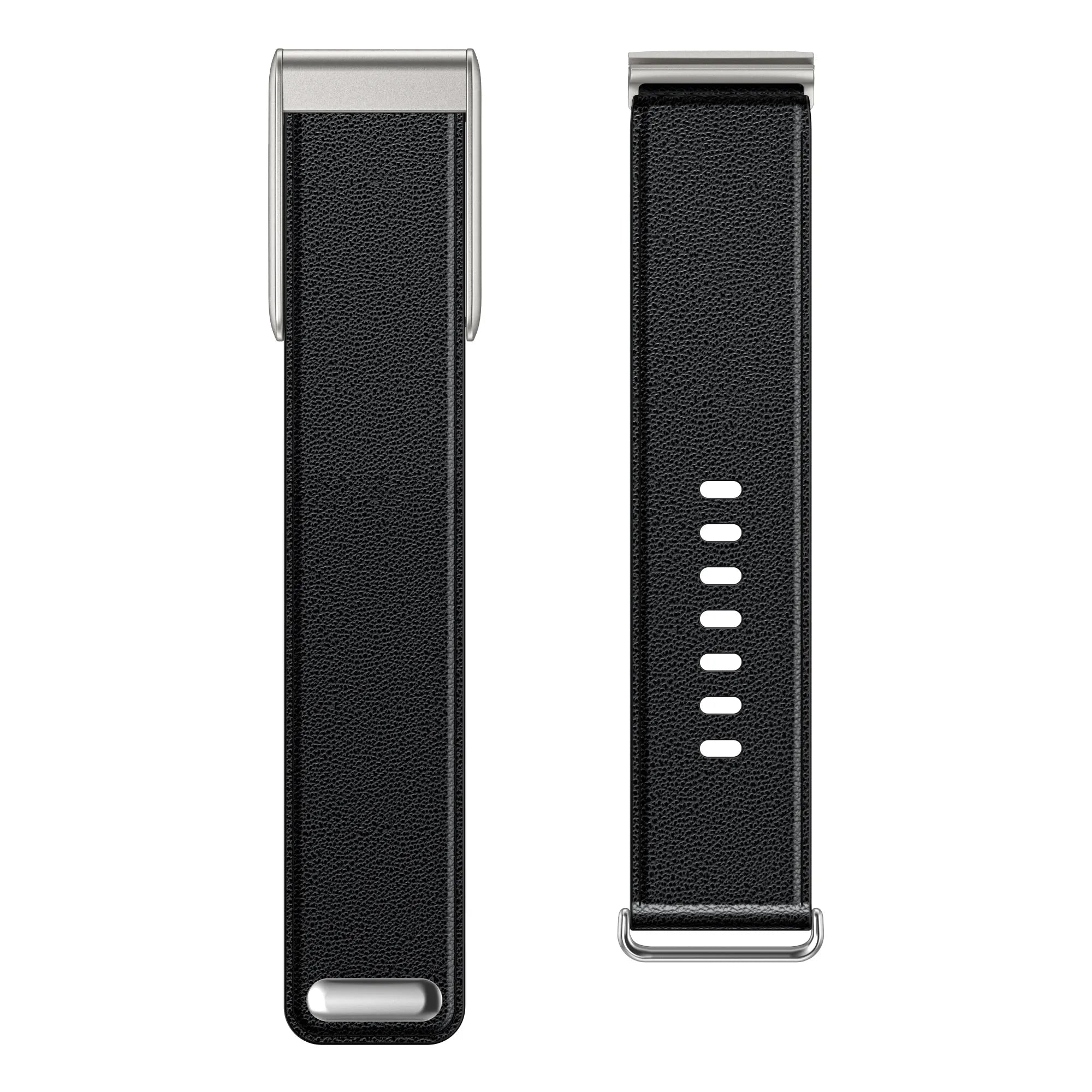 Bracelet cuir compatible avec Whoop 5.0 (noir)
