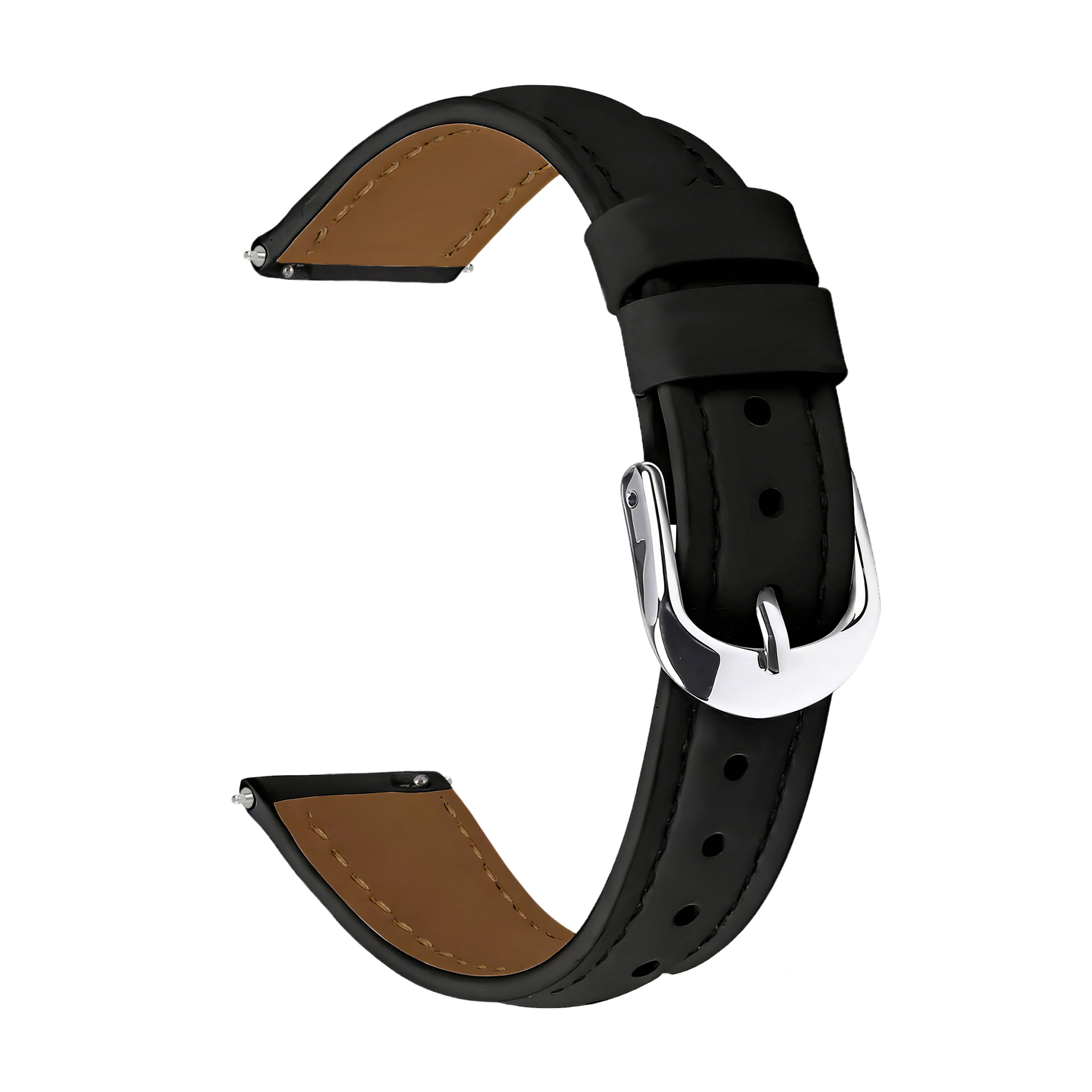 Coros Apex 42mm Slimfit Leather Strap (Black)