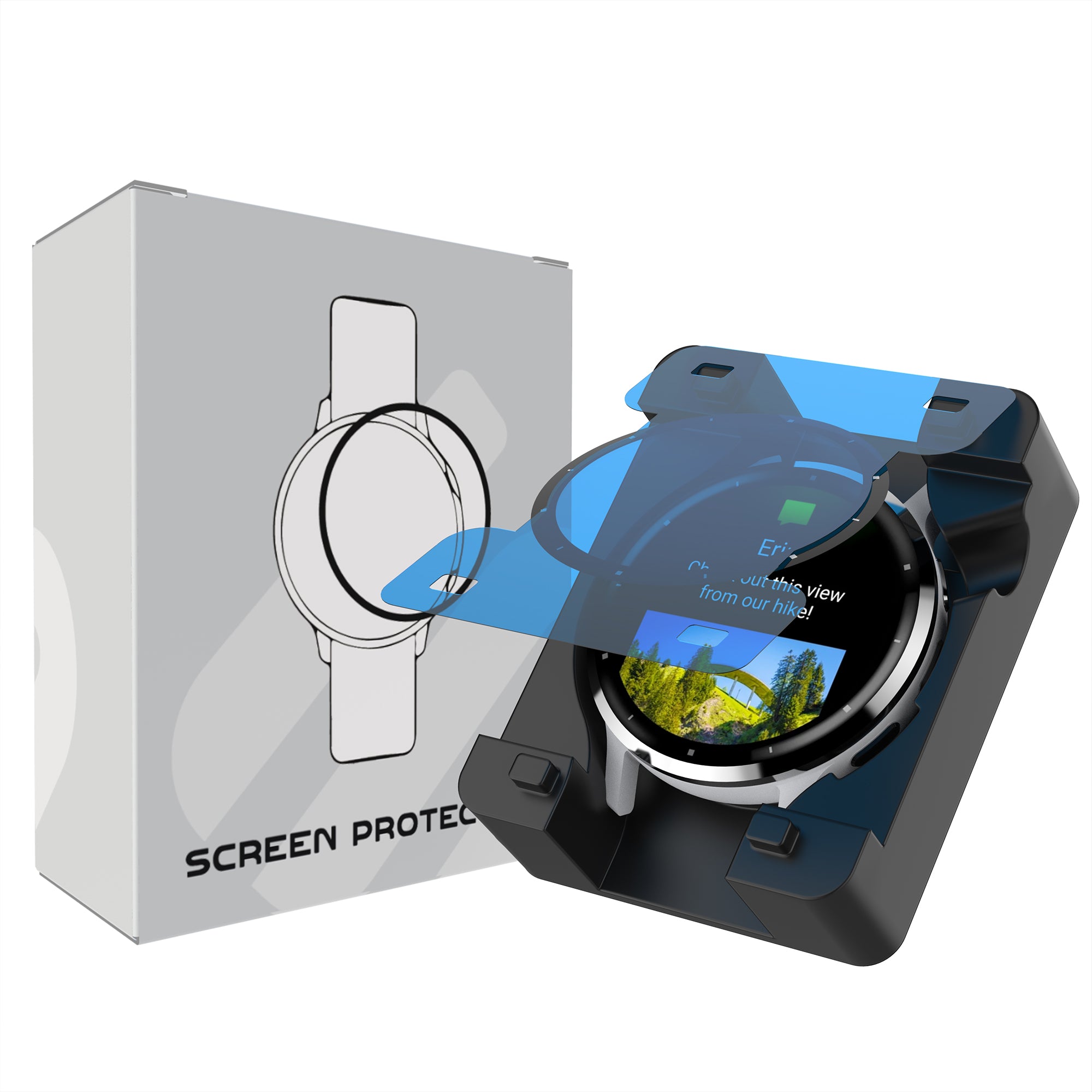 Screenprotector with One-Click Tool - Garmin Venu 3