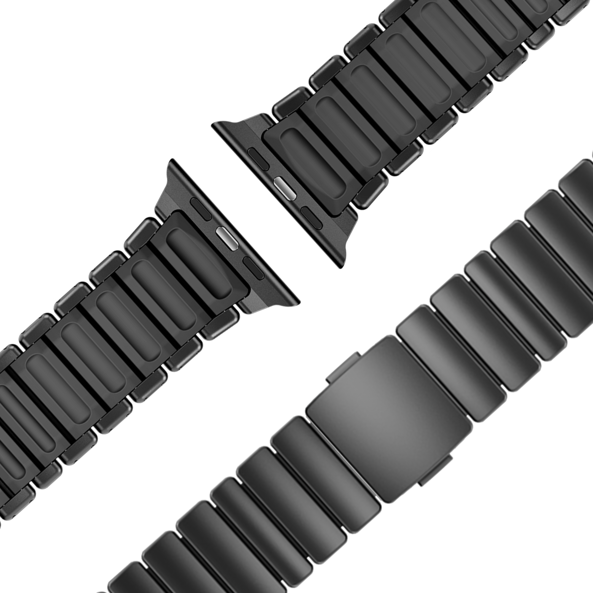 Bandz Bracelet titane 'hybride' Apple Watch (noir)