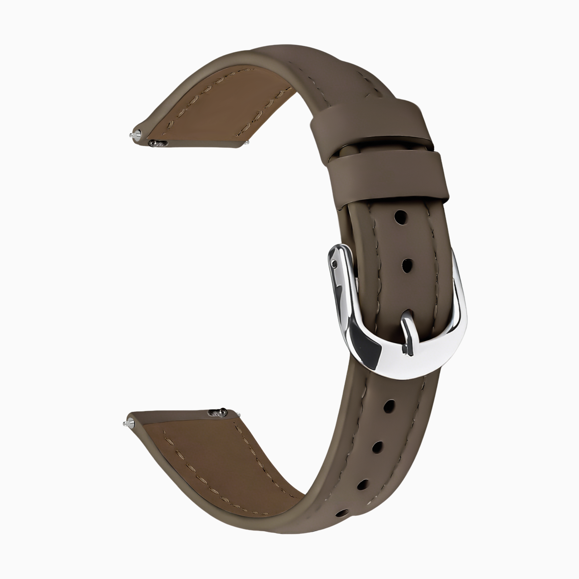 Coros Apex 42mm Slimfit Leather Strap (Dark Brown)