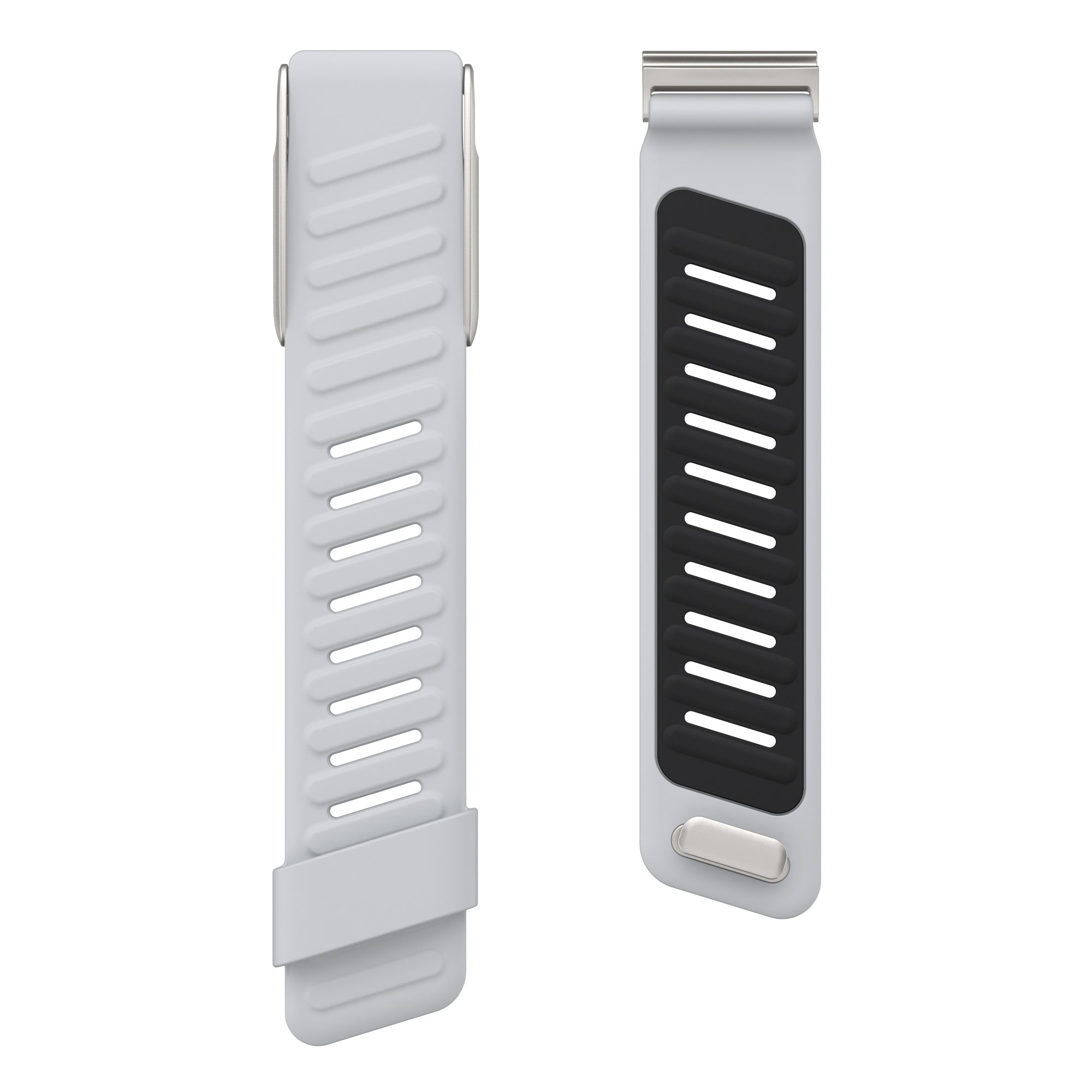 Bracelet sport compatible avec Whoop MG (gris clair/noir)