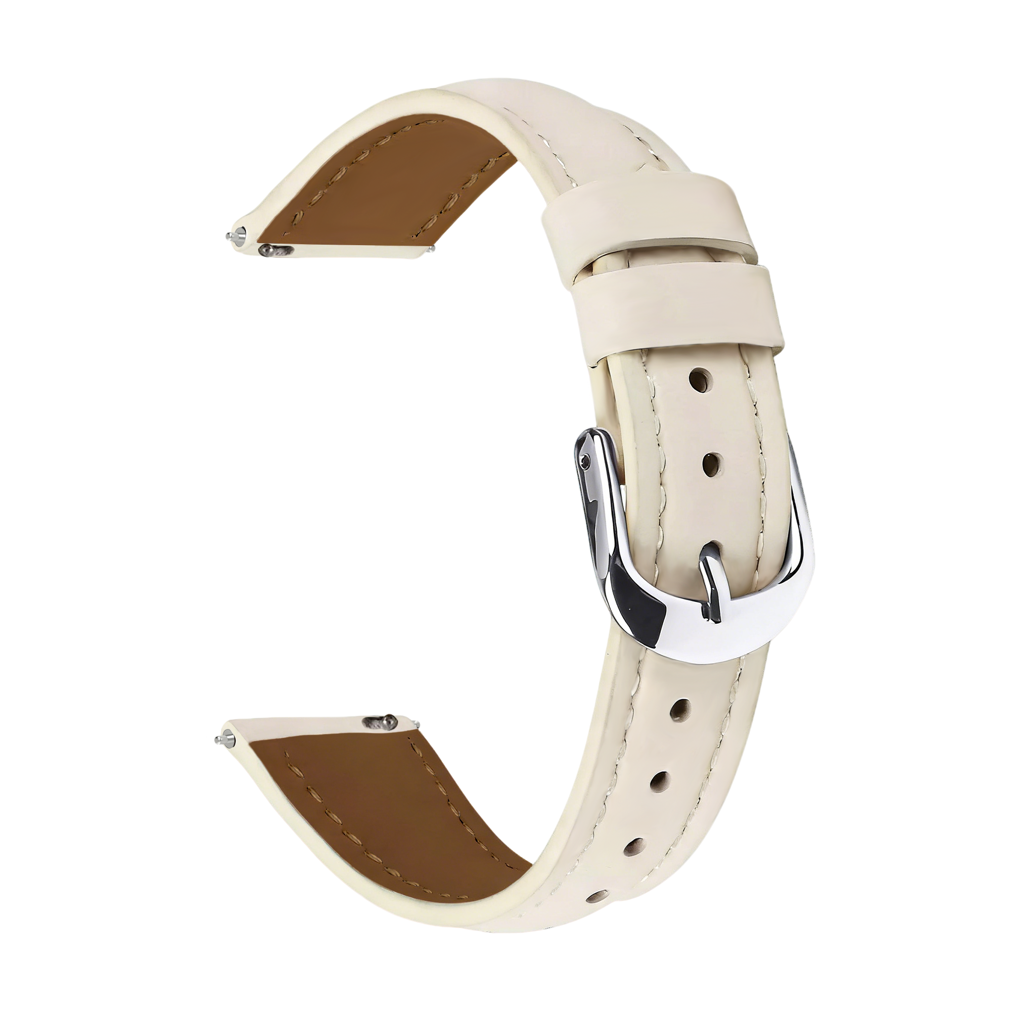 Coros Apex 42mm Slimfit Leather Strap (Light Beige)