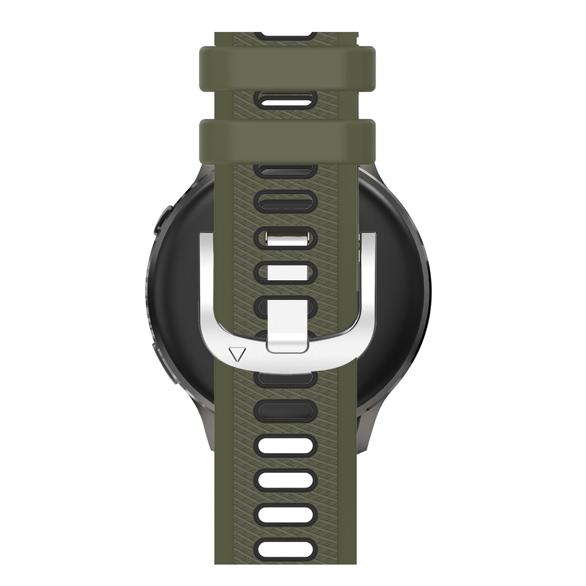 Bandz Bracelet sport avec boucle Garmin Venu 4 - 41mm (vert olive/noir)