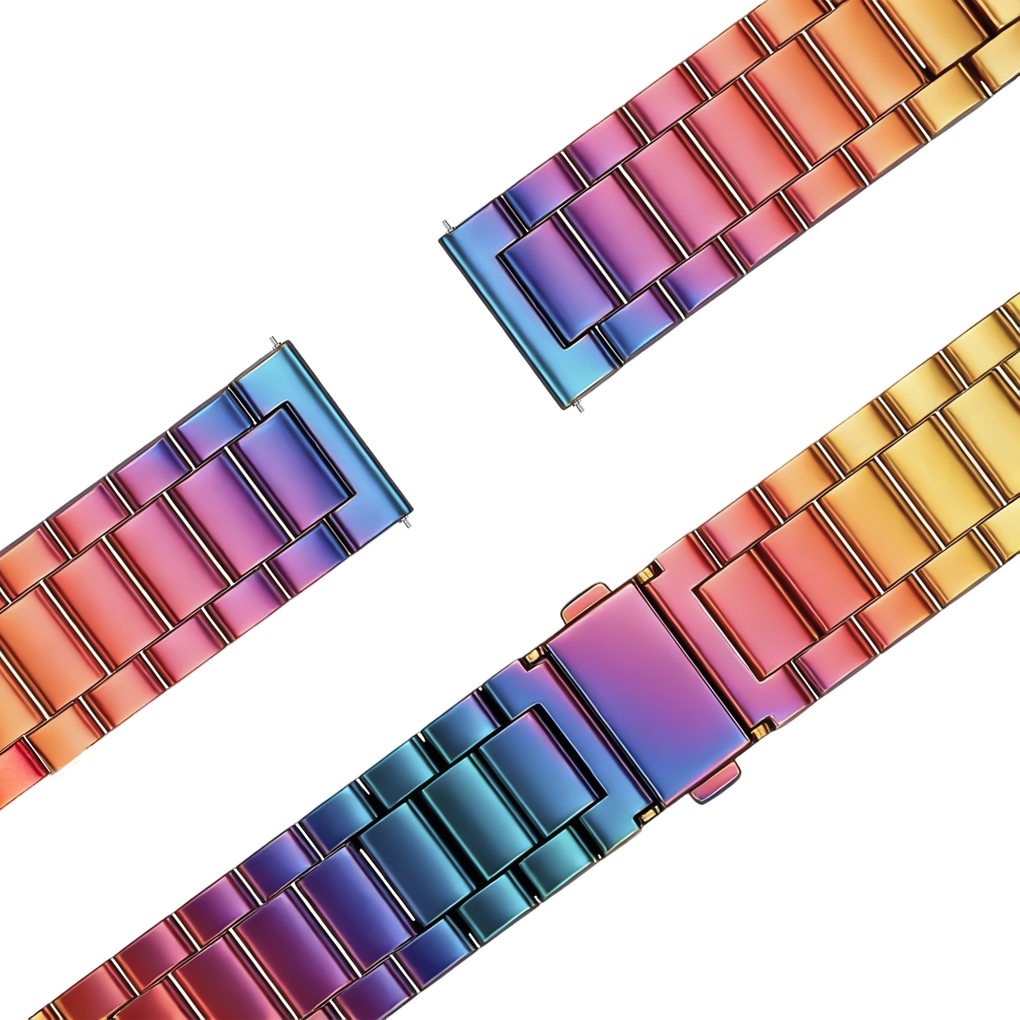 Bandz Bracelet acier 'Classic' Garmin Forerunner 570 - 42mm (nacré)