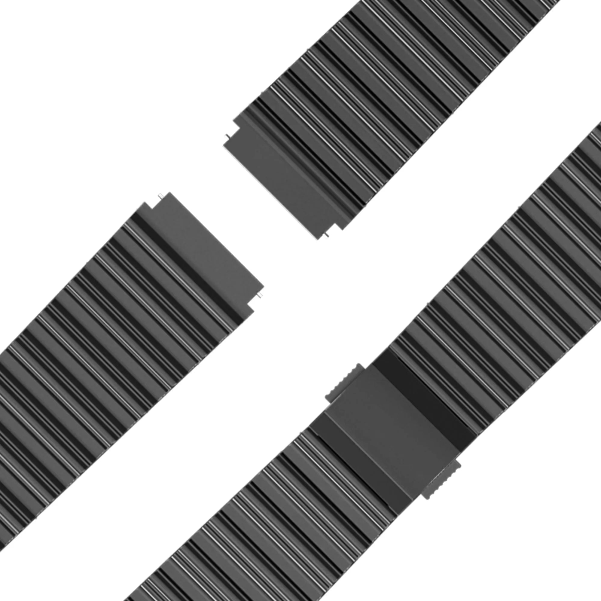 Bandz Bracelet acier premium 'Ocean' Oppo Watch X (noir)