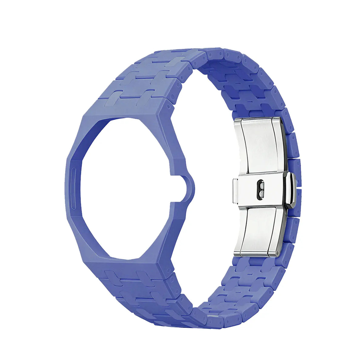Bracelet biocéramique - 3 heures Swatch Royal Pop (bleu)
