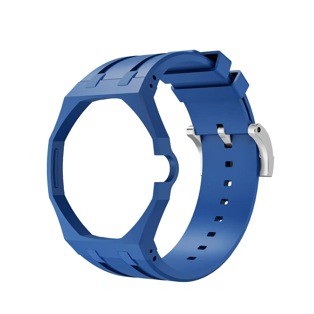 Bracelet silicone - 3 heures Swatch Royal Pop (bleu foncé)
