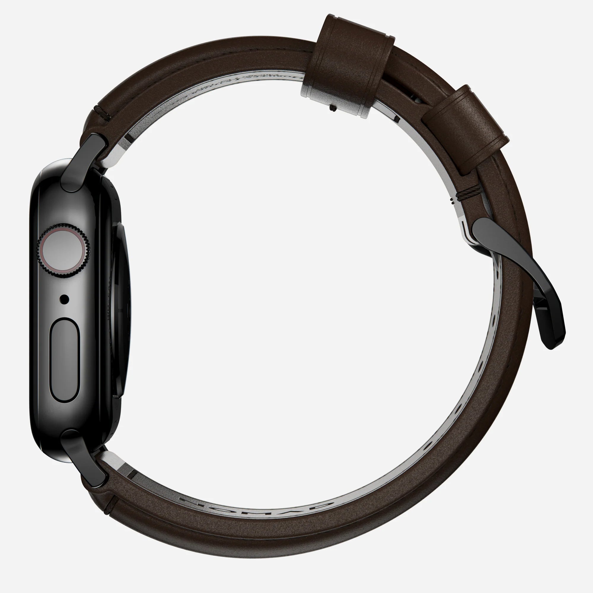 Nomad Bracelet cuir tradicional Apple Watch (marron/noir)