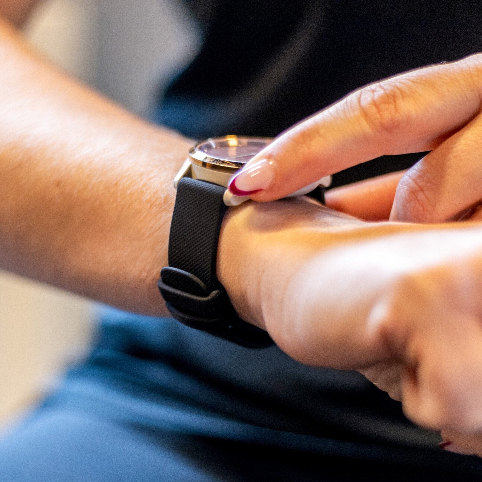 Bracelet silicone Garmin Vivomove 3s - 39mm - noir