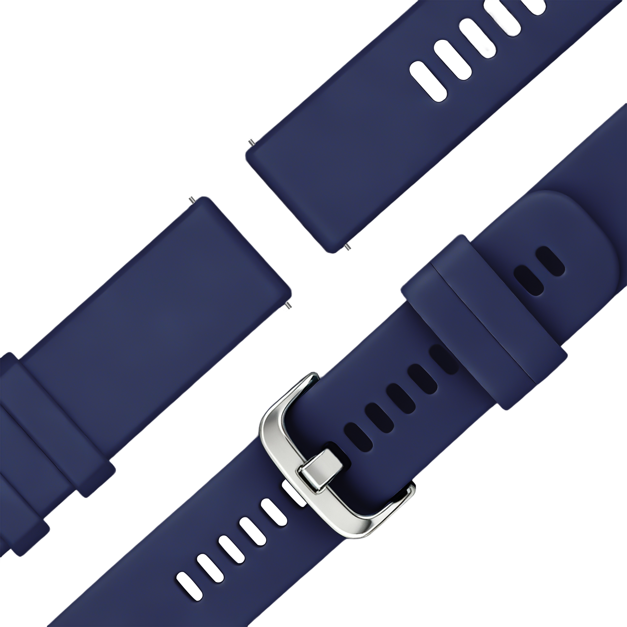 Bandz Bracelet silicone 'Classic' Garmin Venu 2s (bleu foncé)