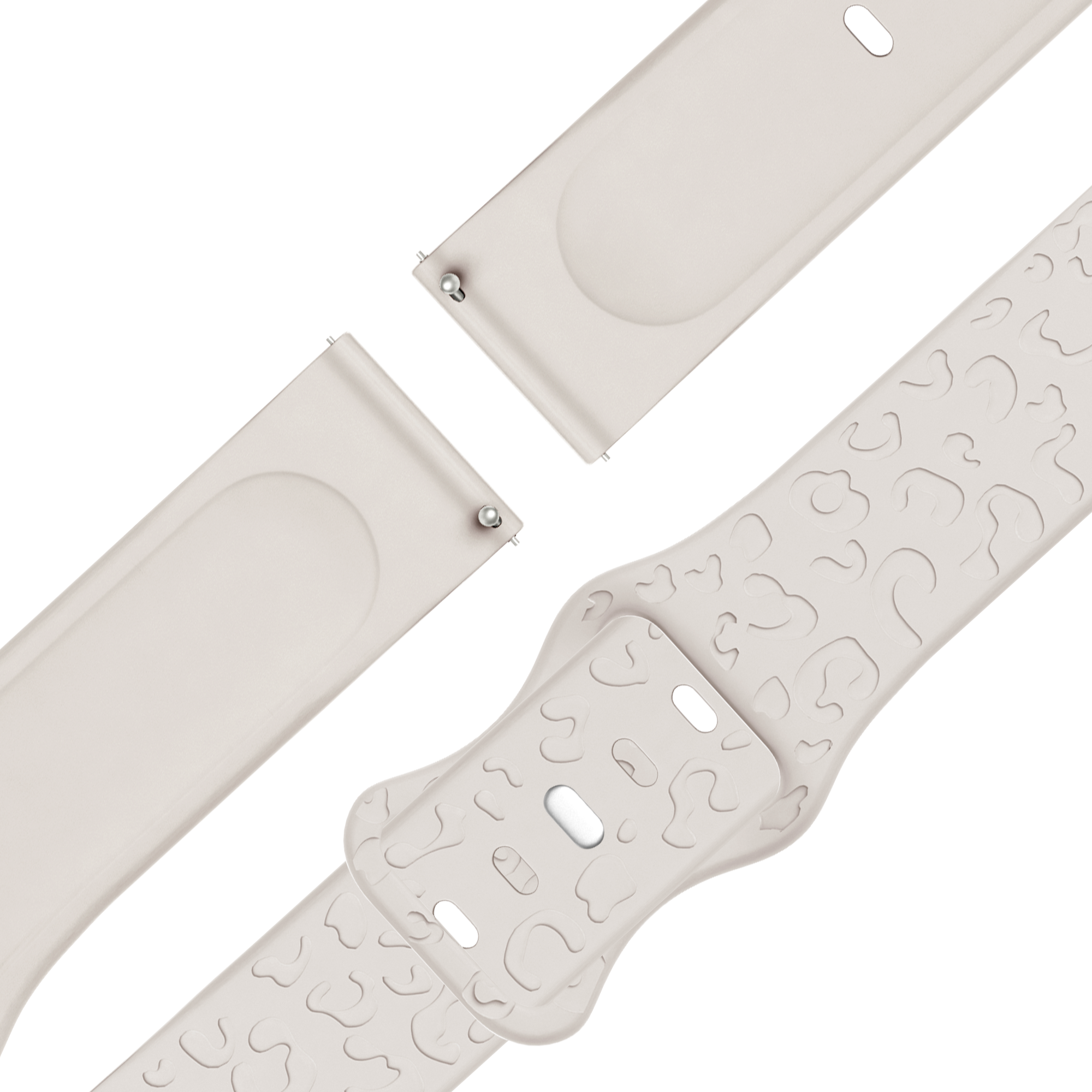 Bandz Bracelet silicone 'Léopard' Garmin Venu 4 - 41mm (lumière stellaire)