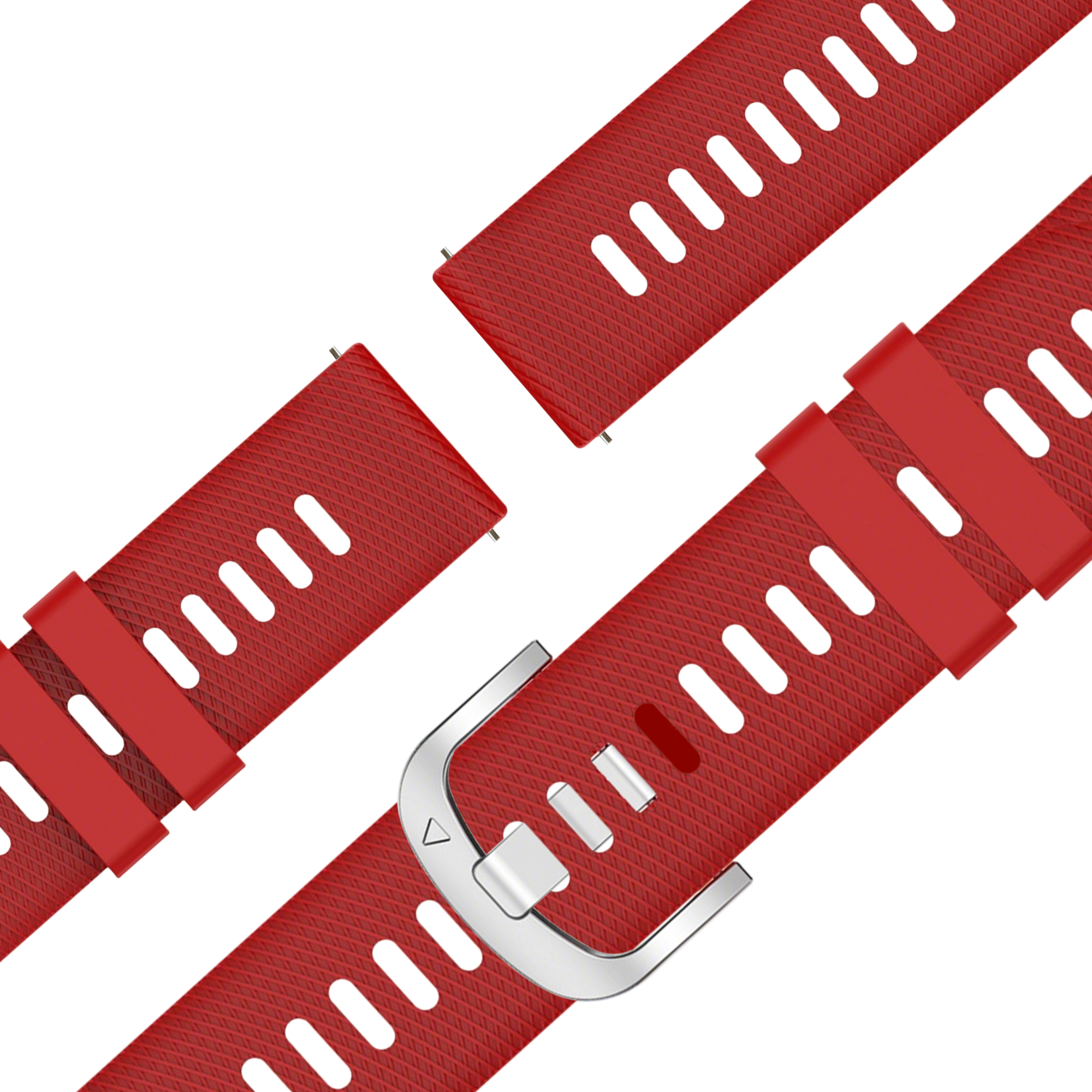 Bandz Bracelet silicone 'Deluxe' Garmin Forerunner 265s (rouge)