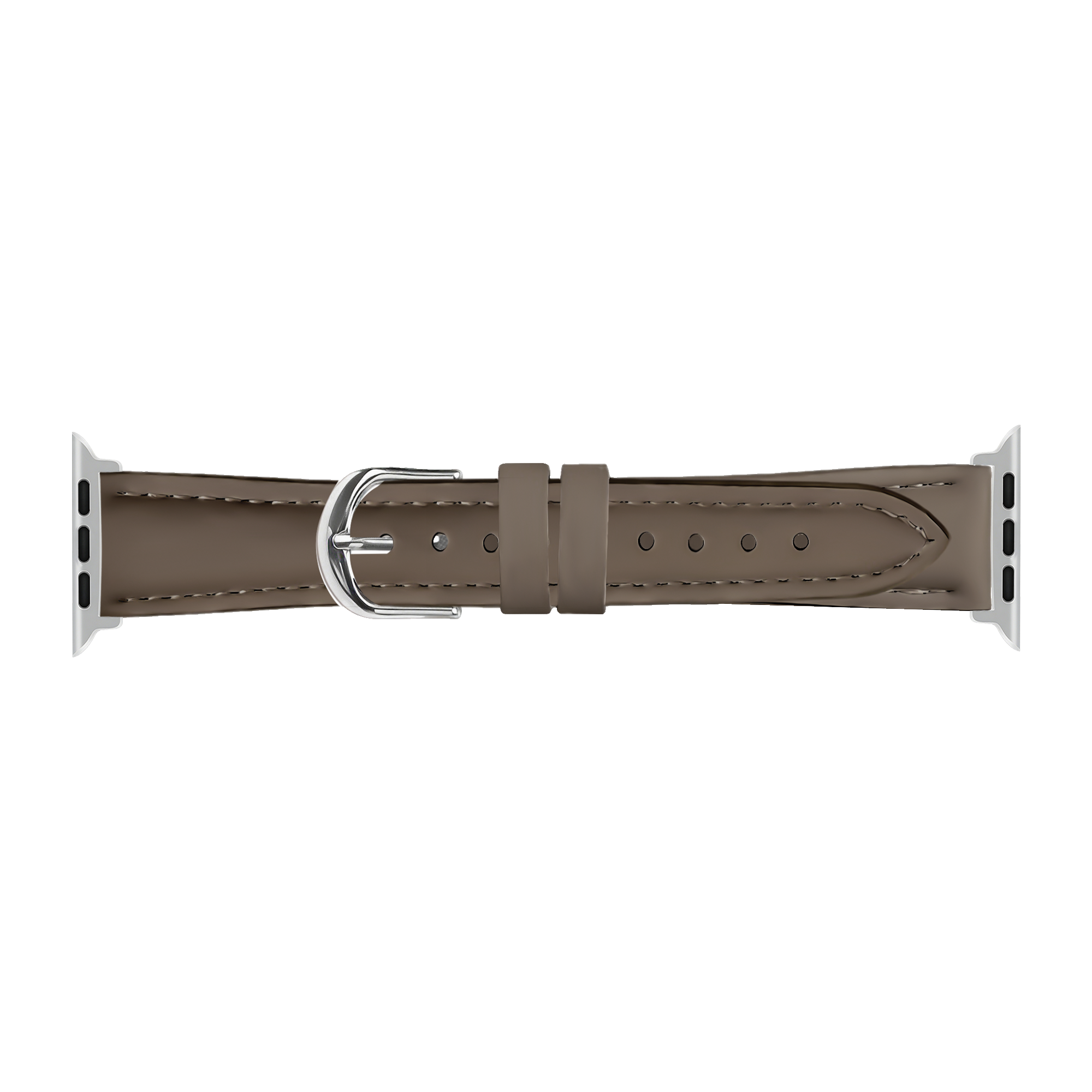 Bracelet cuir 'Slimfit' Apple Watch (café foncé)
