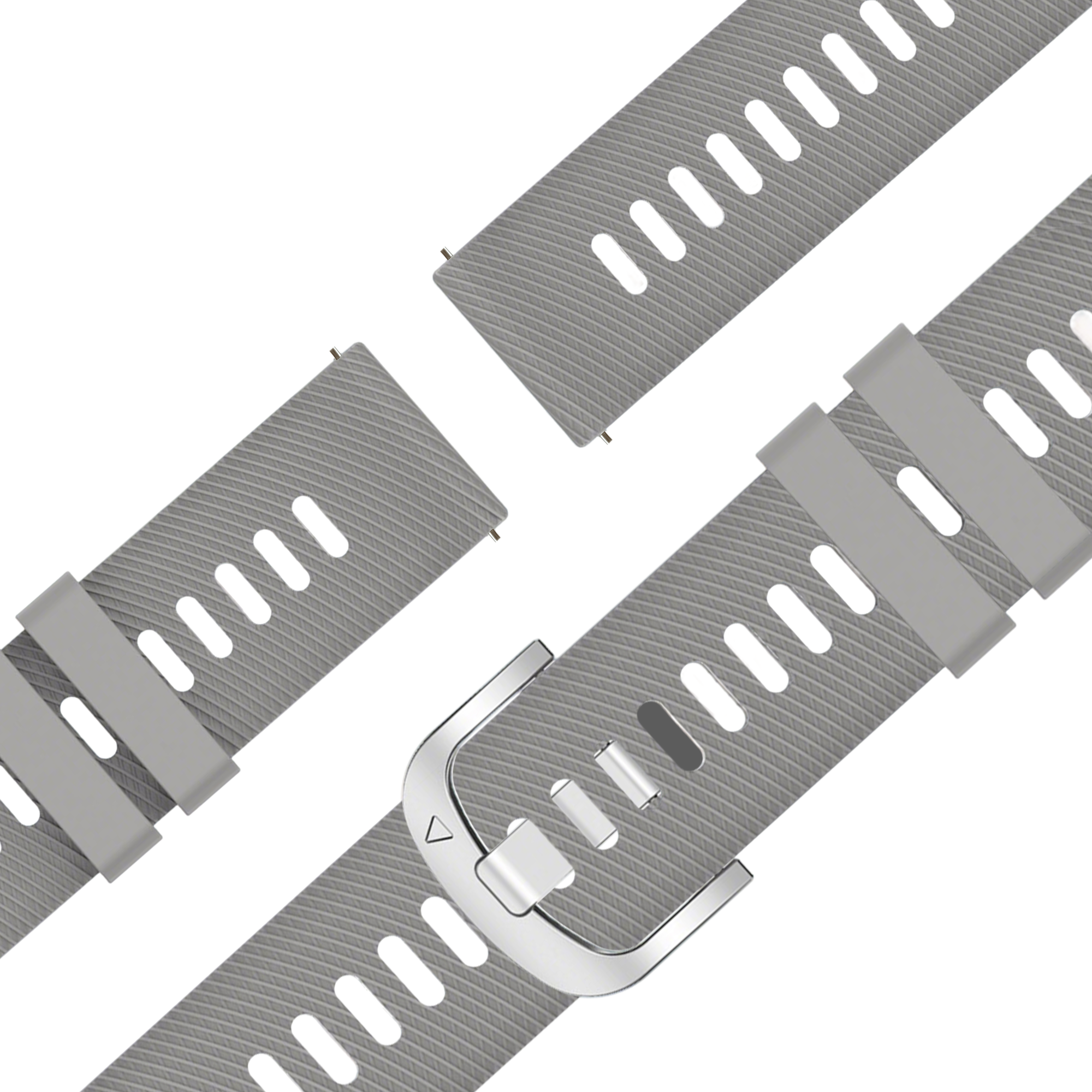 Bandz Bracelet silicone 'Deluxe' Garmin Venu 2s (gris)
