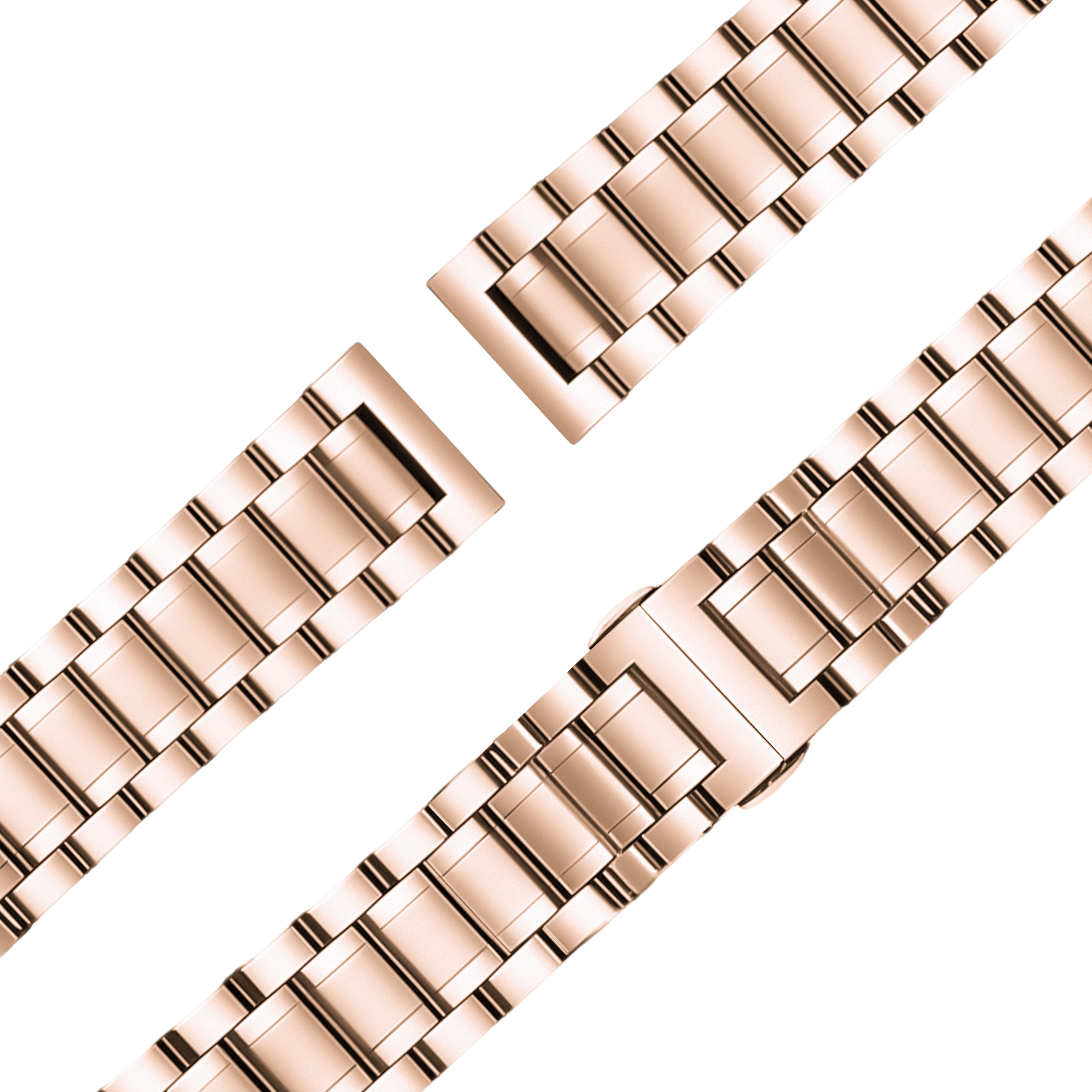Bandz Bracelet acier 'Deluxe' Garmin Venu SQ 2 (or rose)