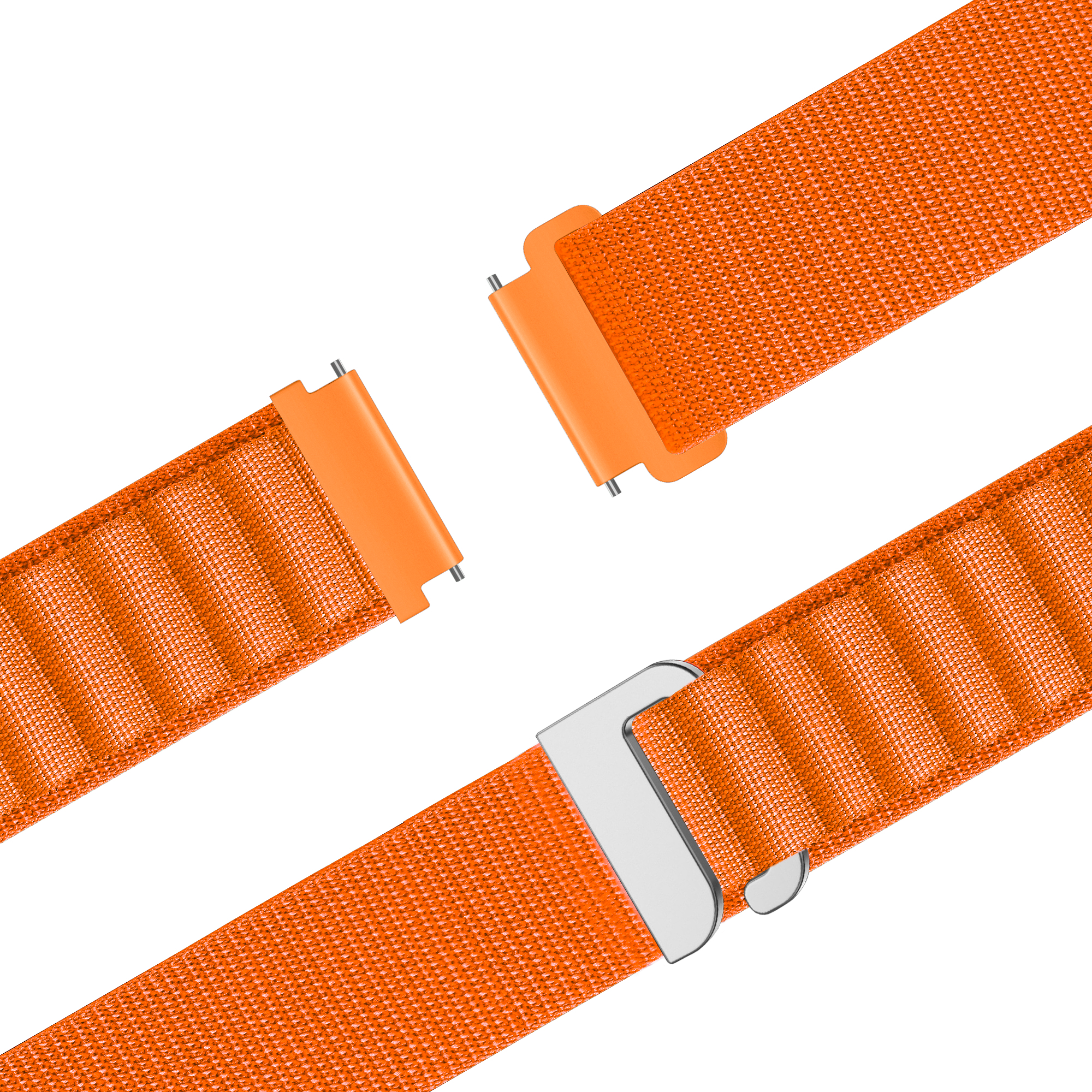 Bandz Garmin Forerunner 265 Alpine Nylon Strap (Orange)