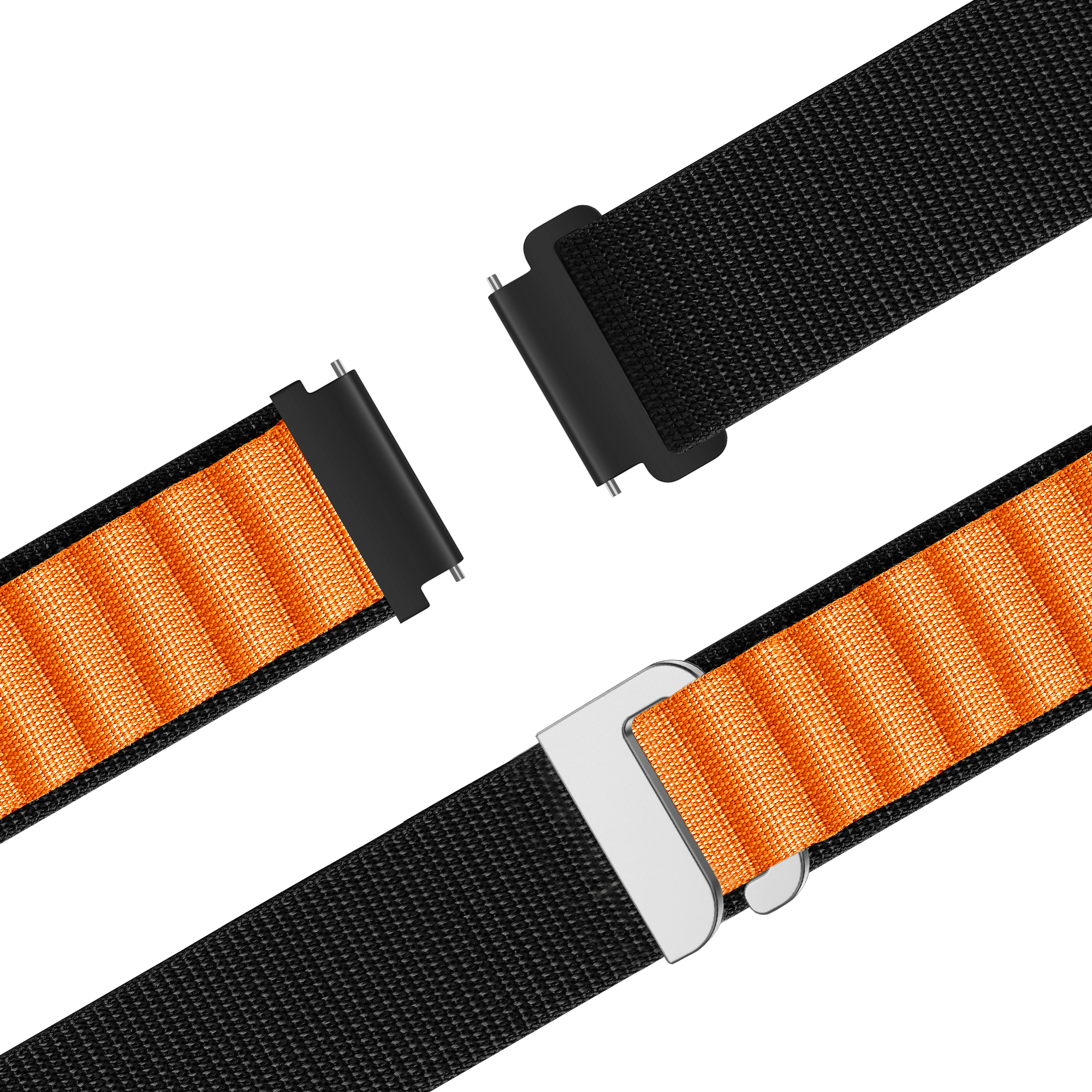 Bandz Garmin D2 Air X10 Alpine Nylon Strap (Black/Orange)