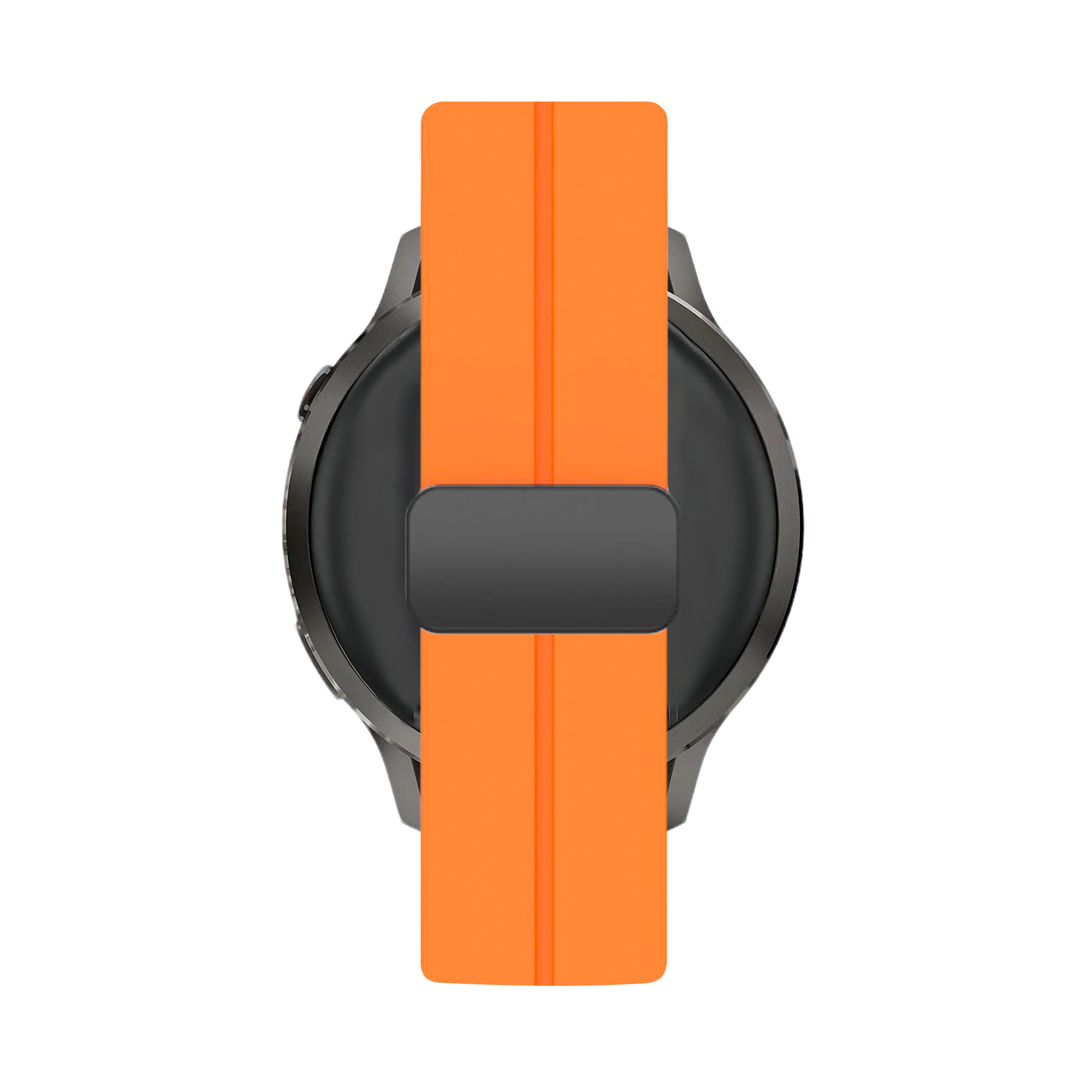 Bandz Garmin Venu 4 - 45mm Silicone Strap with D-Buckle (Orange)