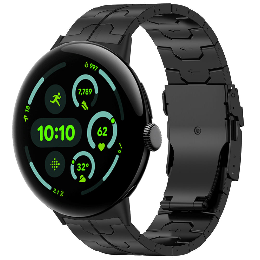 Bracelet titane 'Iron' Google Pixel Watch 4 - 45mm (noir)