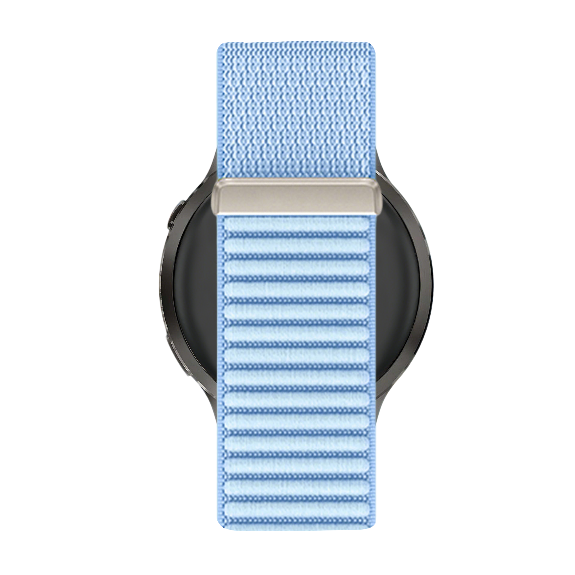 Bandz Bracelet nylon ondulé Garmin Venu 2s (bleu clair)
