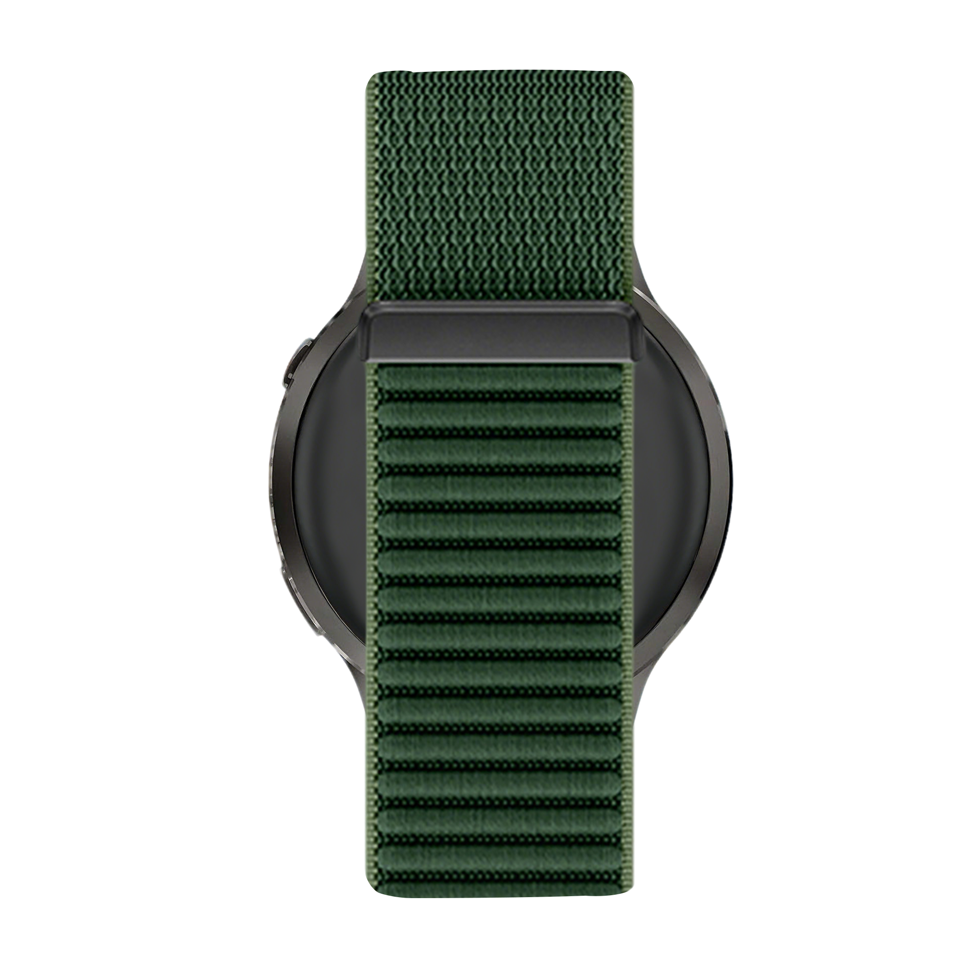 Bandz Bracelet nylon ondulé Garmin Venu 2 (vert foncé)