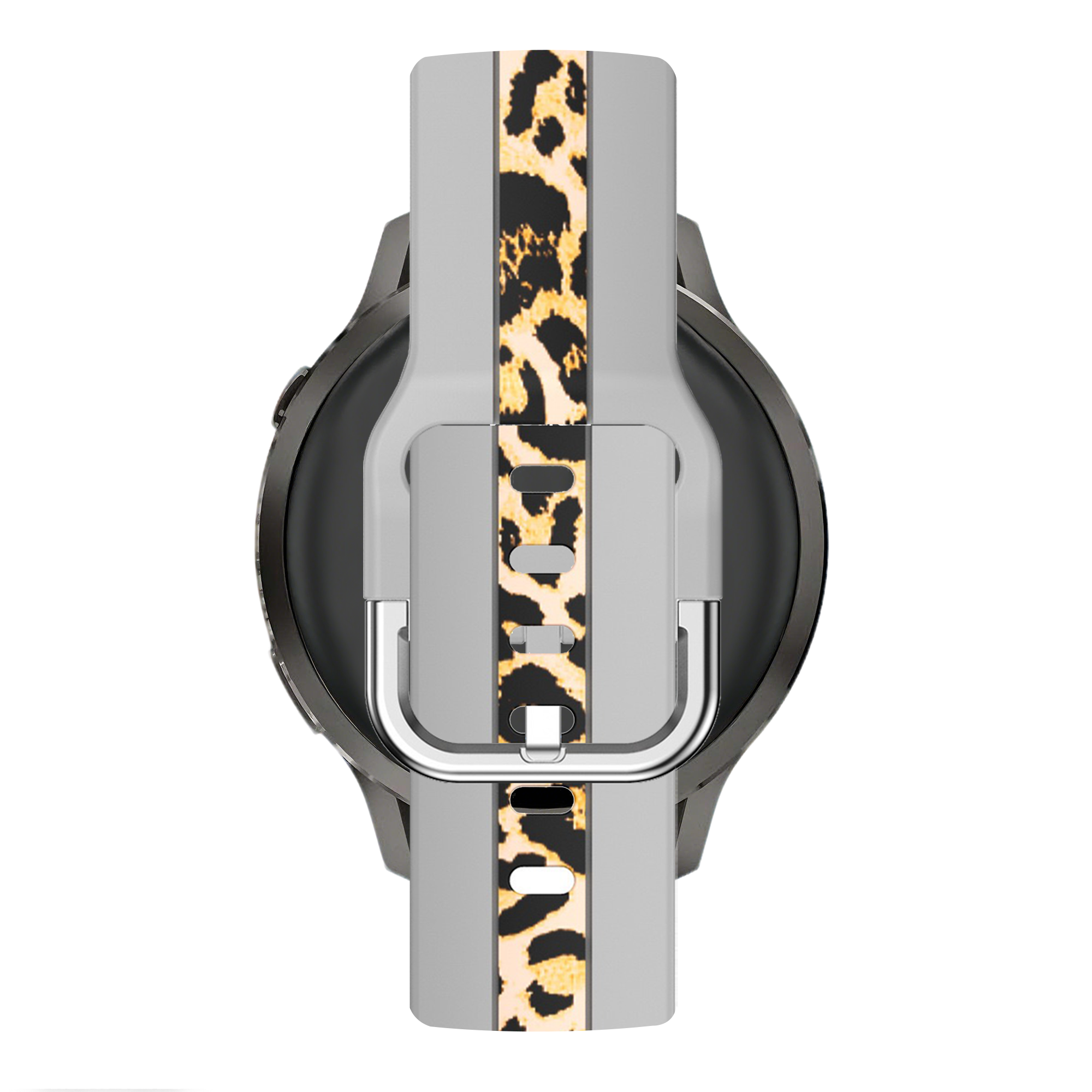Bandz Bracelet dual léopard Huawei Watch GT 3 - 42mm (gris clair)