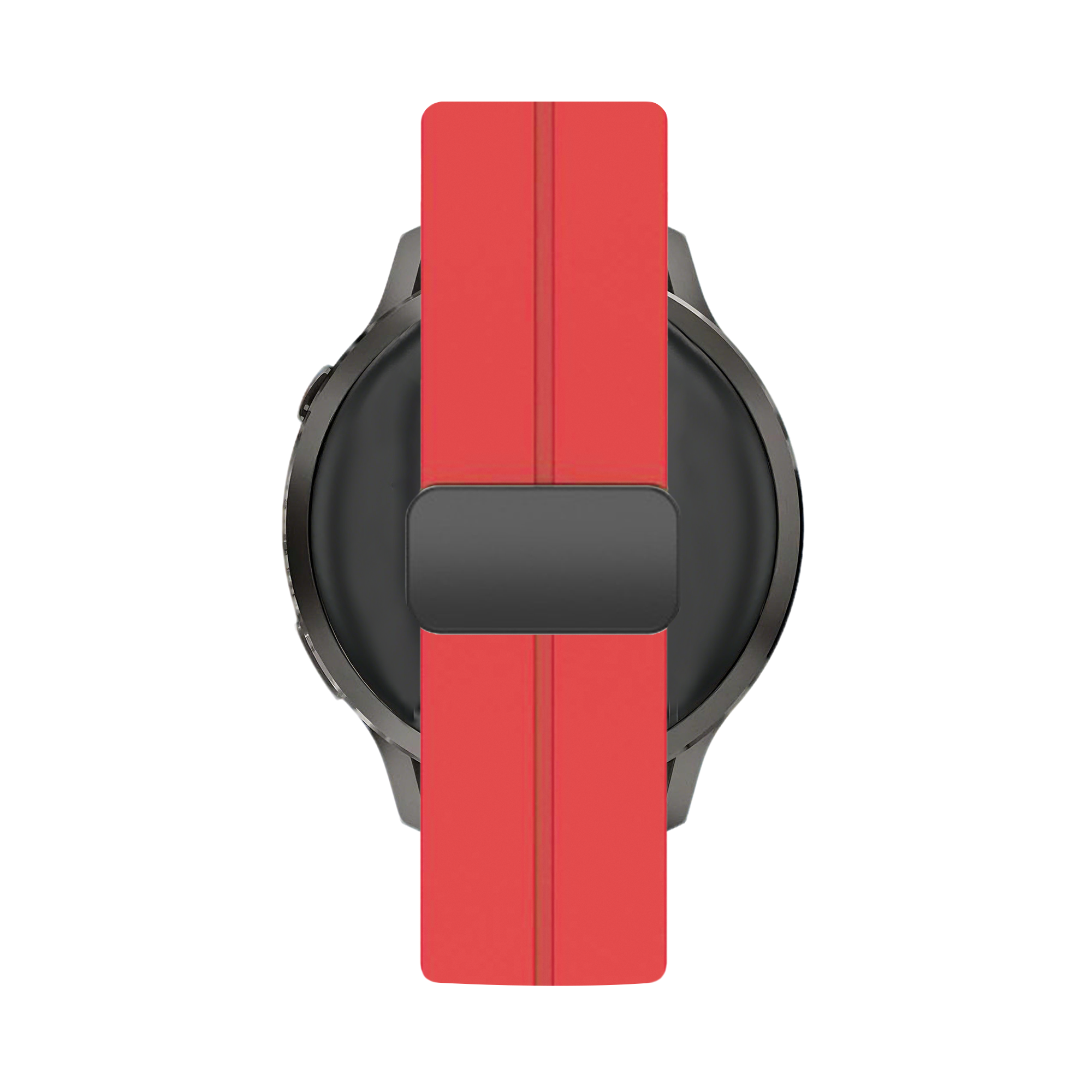 Bandz Bracelet silicone avec boucle en D Garmin Forerunner 570 - 47mm (rouge)