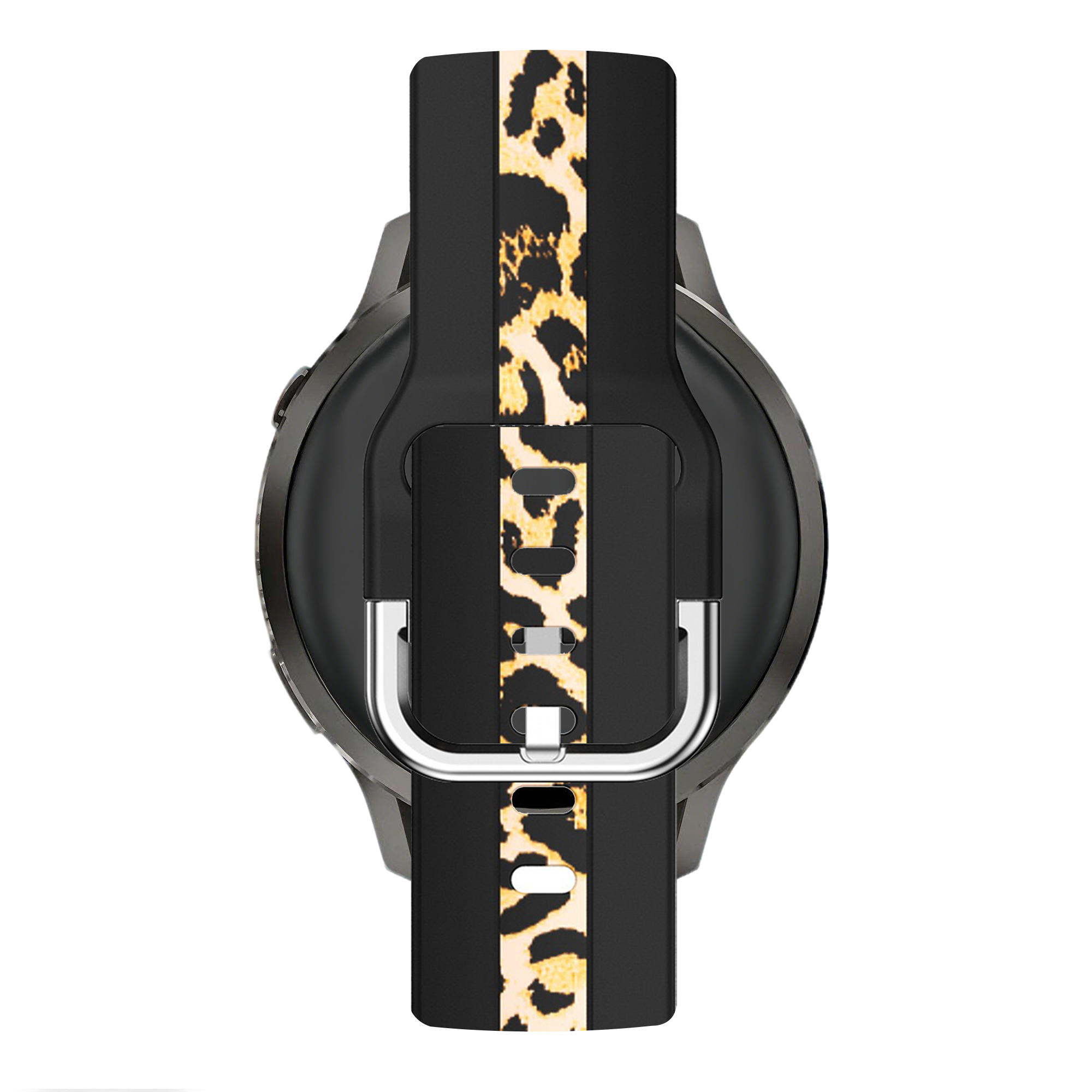 Bandz Actyve Smartwatch 20mm Dual Leopard Strap (Black)