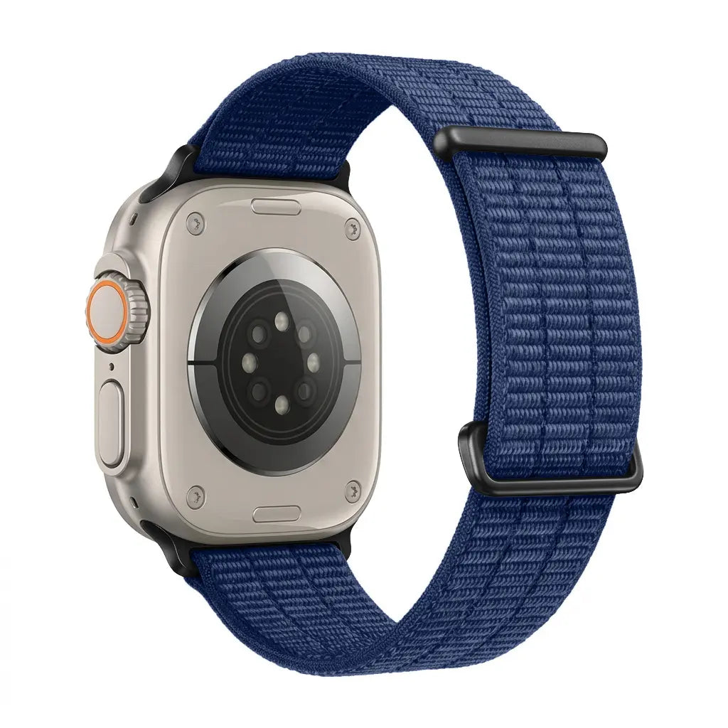 Bracelet nylon air Apple Watch (bleu azur)