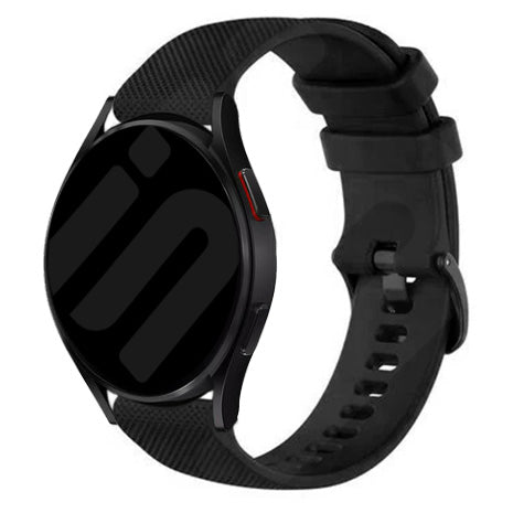 Bracelet silicone 'Premium' Oppo Watch X (noir)