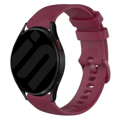 Bracelet silicone 'Premium' Amazfit Cheetah (Pro) (bordeaux)