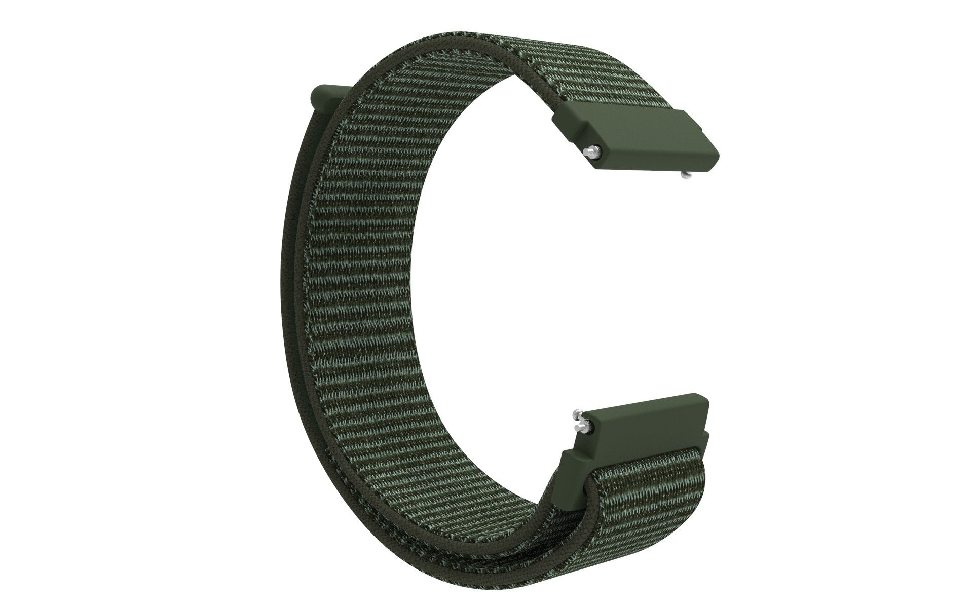 Bracelet nylon Garmin Forerunner 255s (vert foncé)