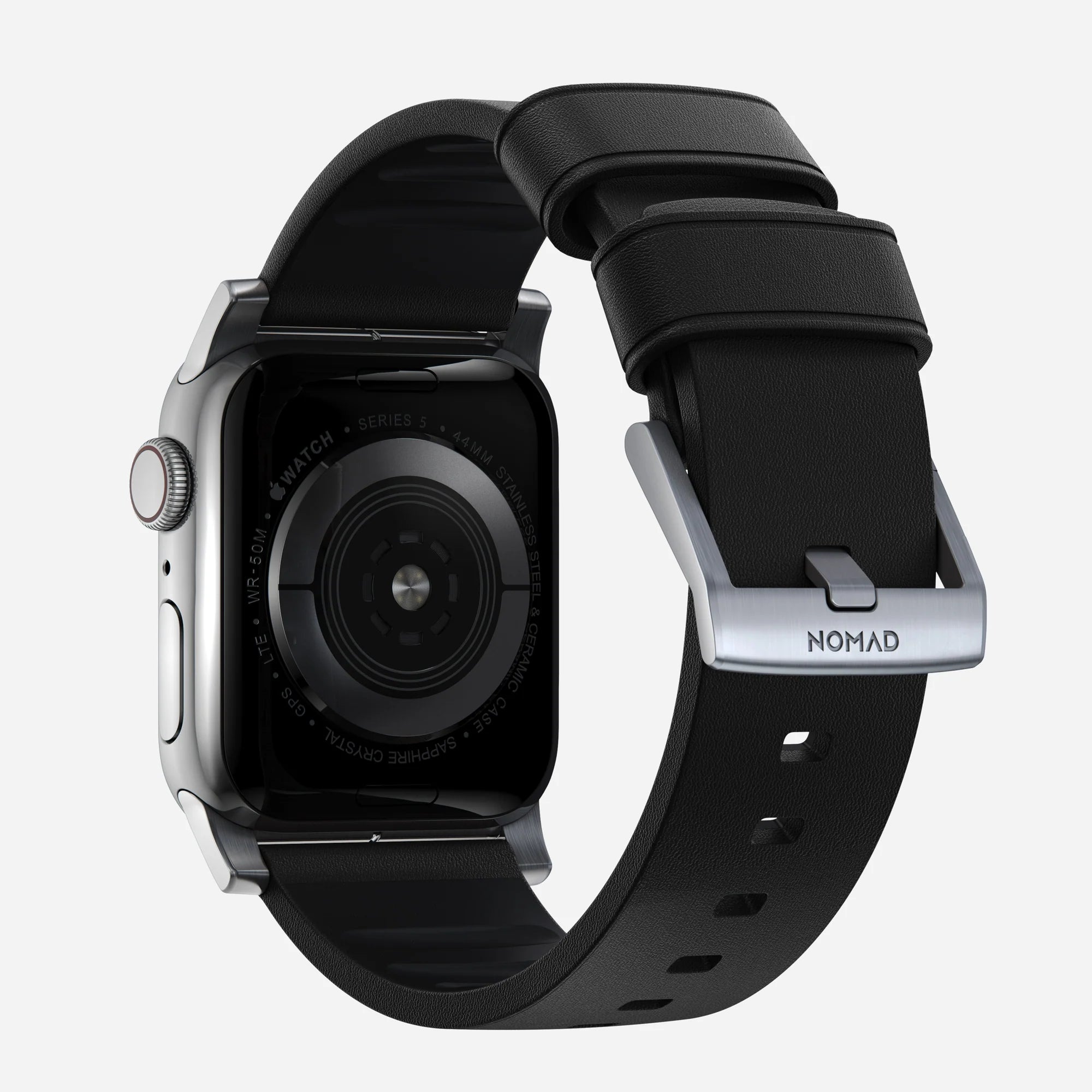 Nomad Bracelet hibrida Apple Watch Active Pro (noir/argenté)