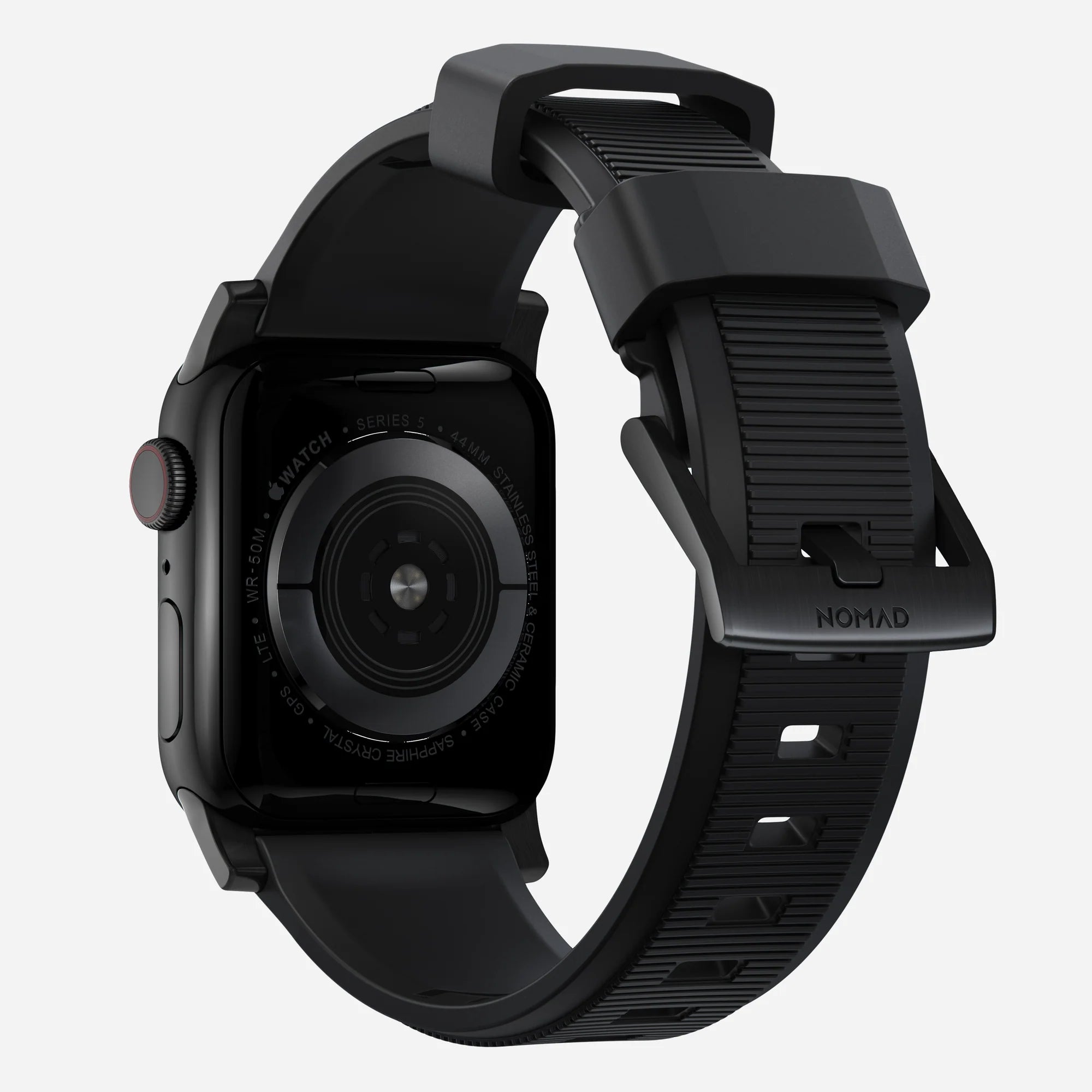 Nomad Bracelet de silicone résistant Apple Watch (noir)