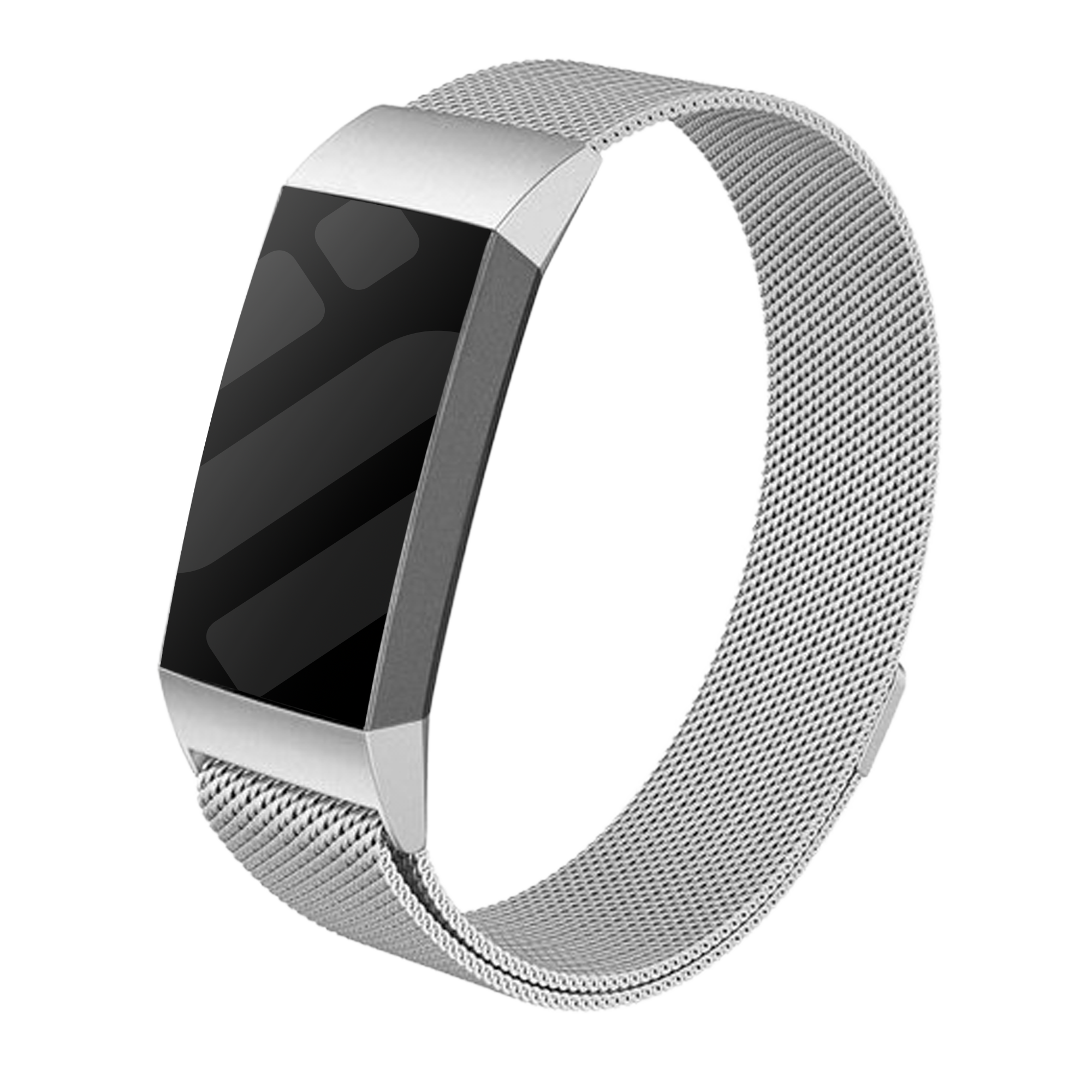 Bracelet Milanais Fitbit Charge 4 (argent)