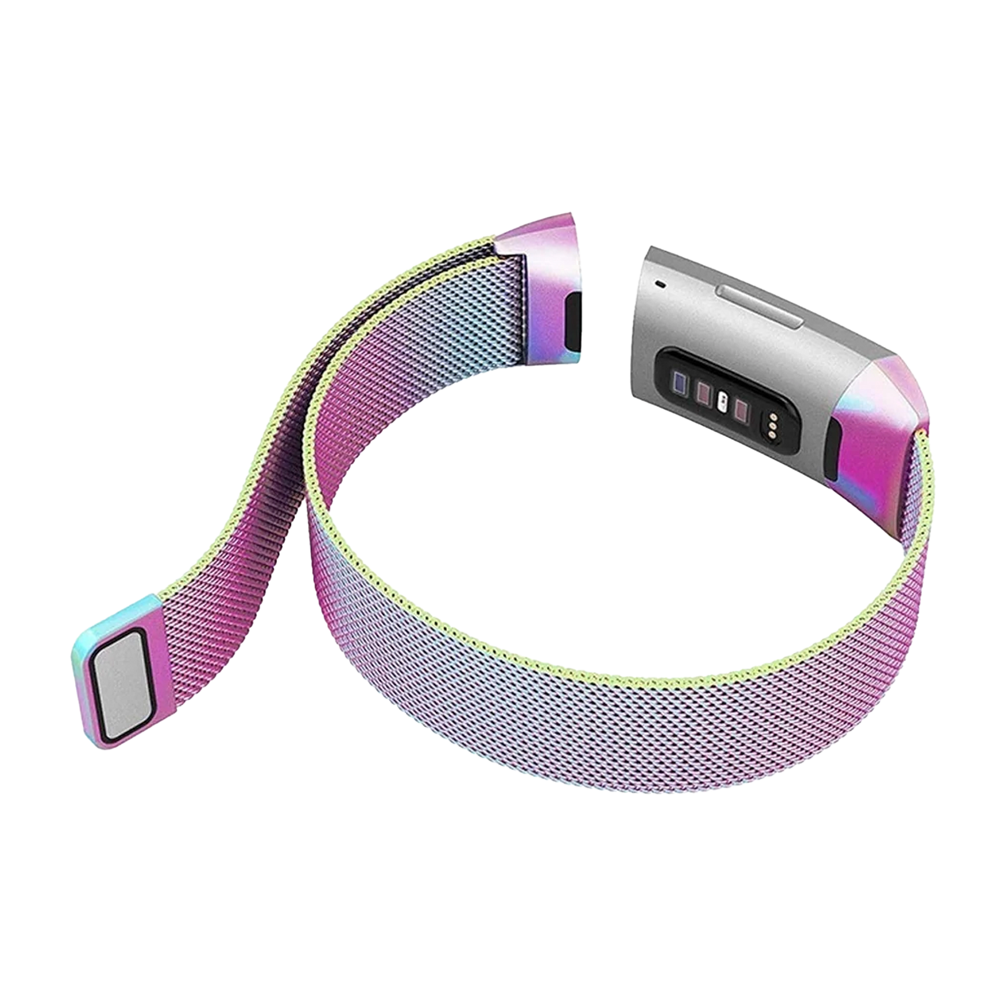 Bracelet Milanais Fitbit Charge 4 (arc-en-ciel)
