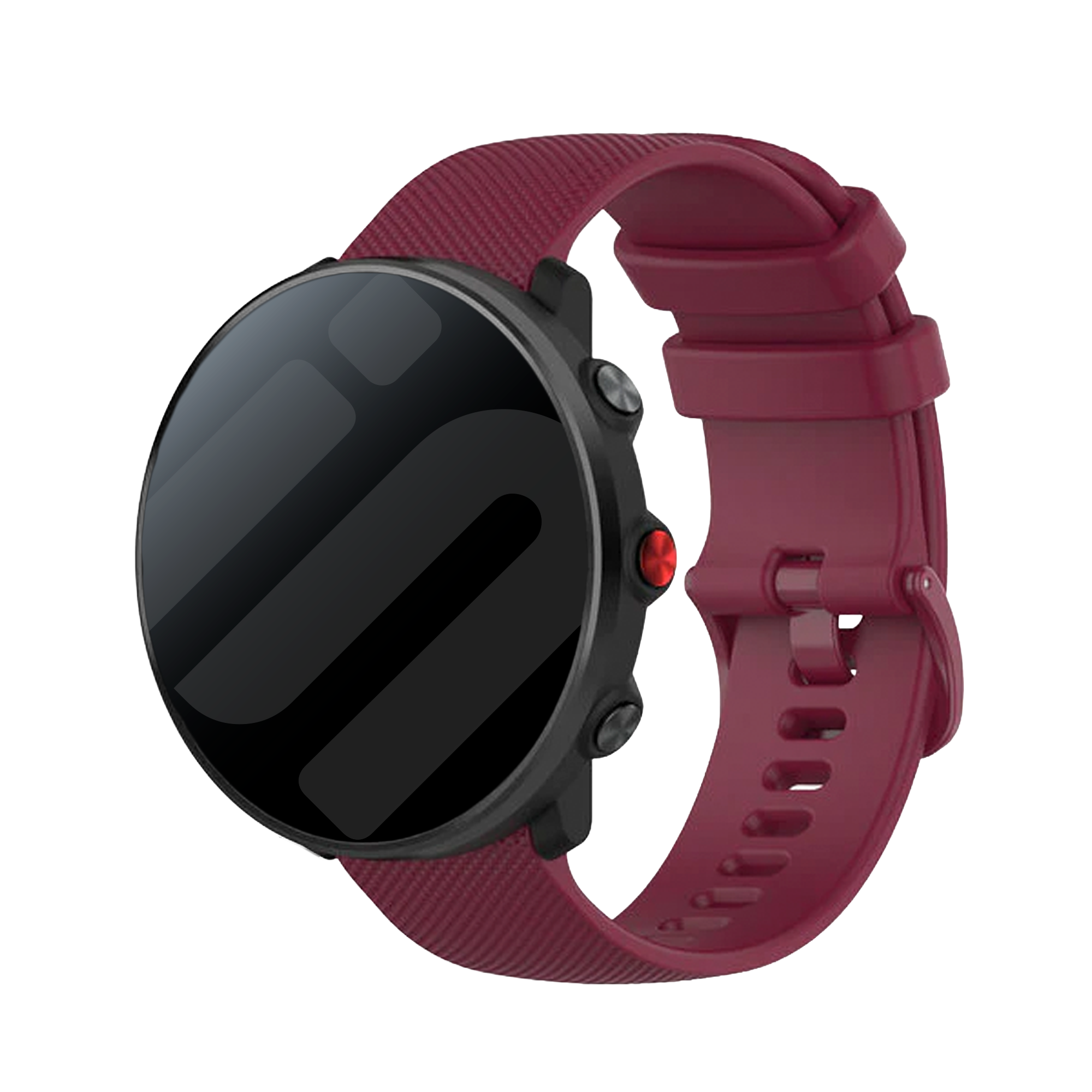 Bracelet silicone Polar Vantage M (rouge foncé)
