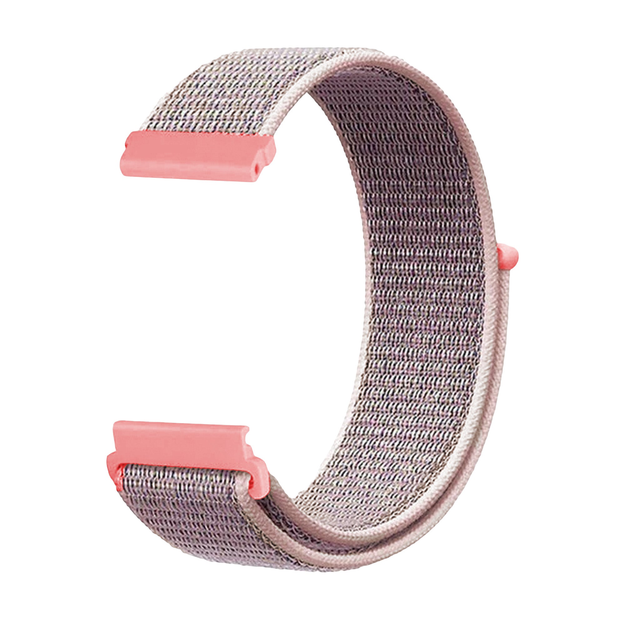 Bracelet nylon Fitbit Sense (rose sablé)
