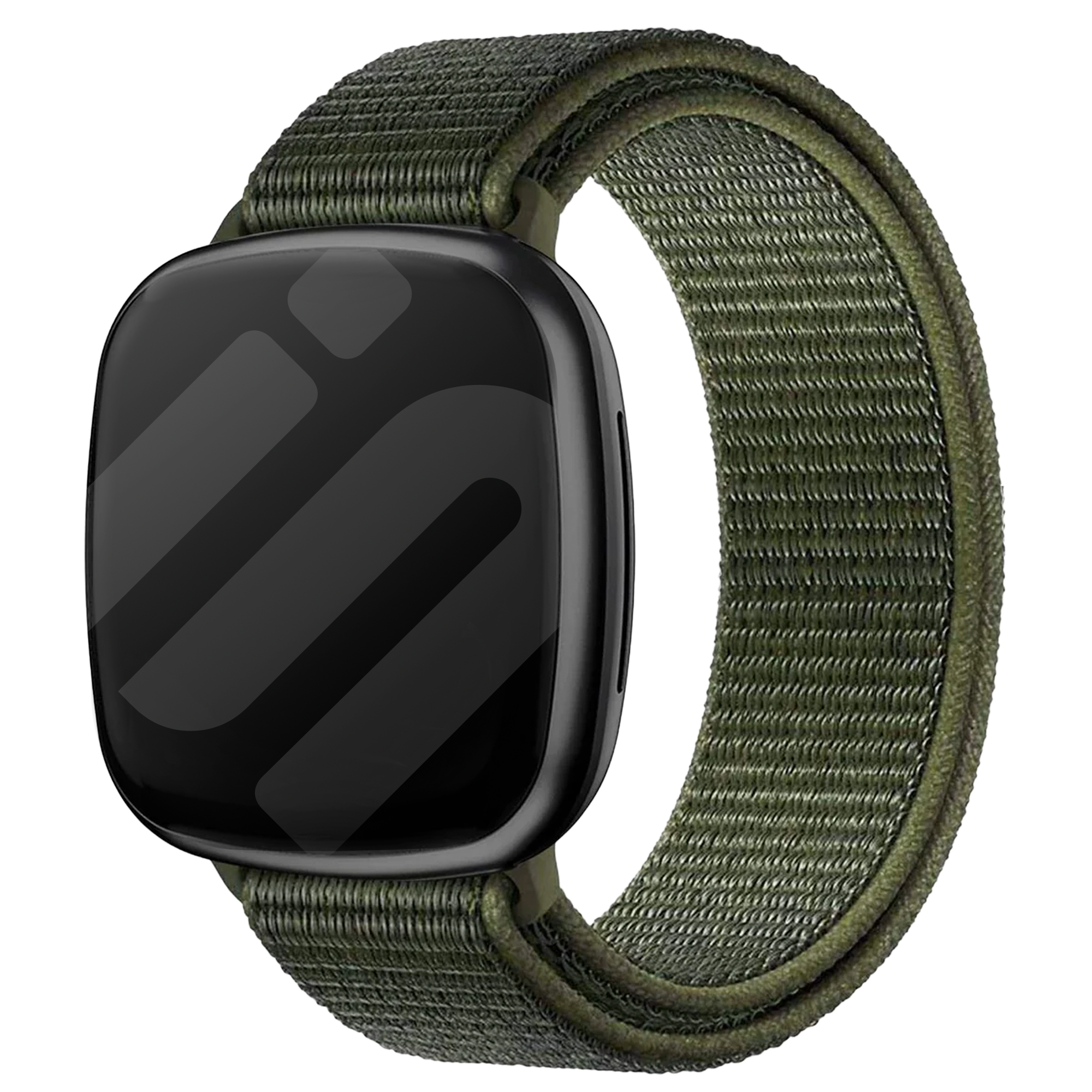 Bracelet nylon Fitbit Versa 3 (vert)