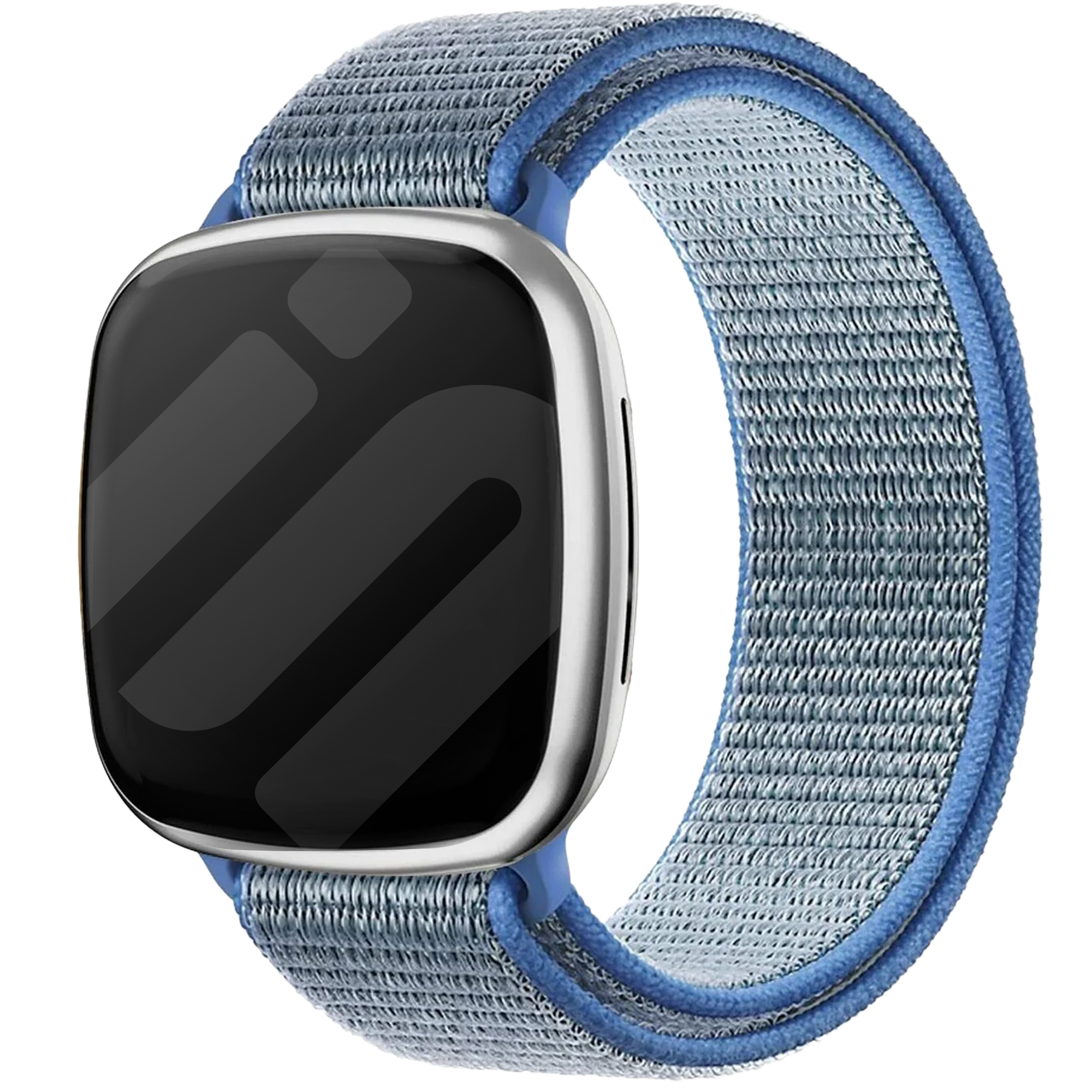 Bracelet nylon Fitbit Versa 3 (bleu clair)