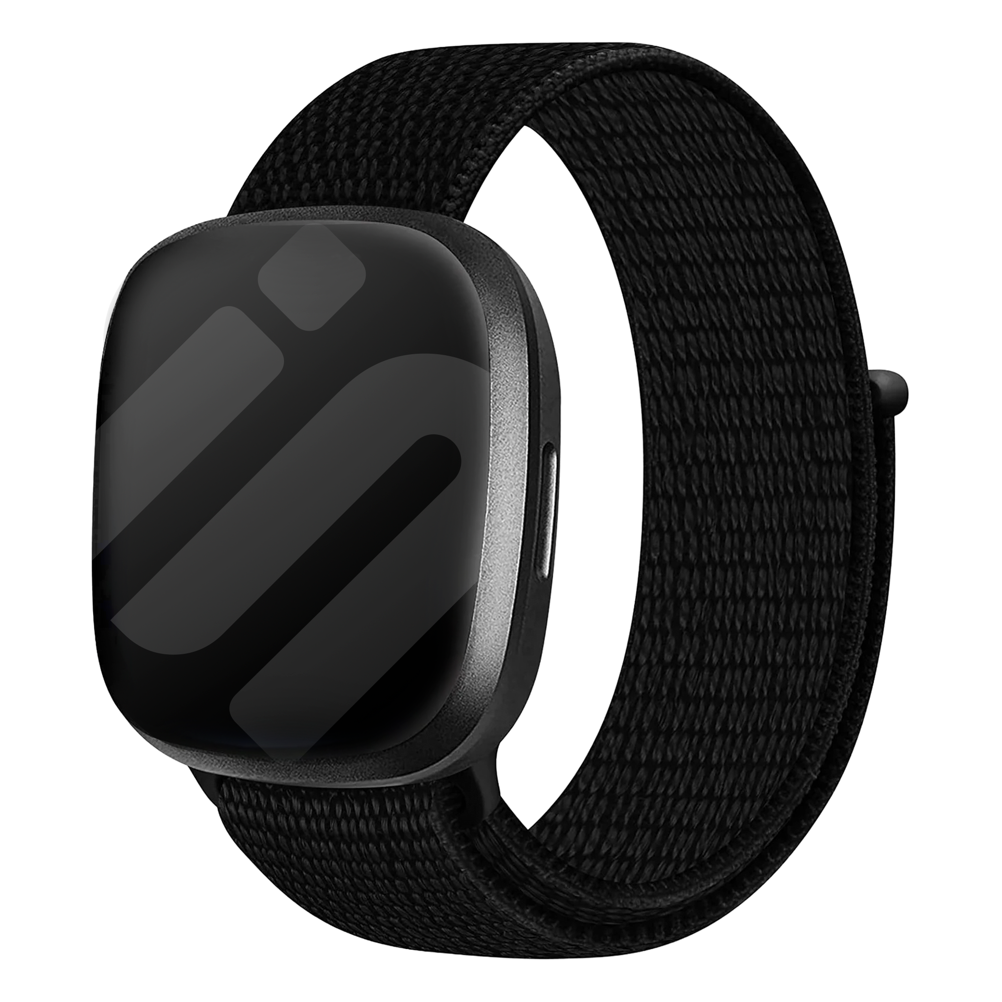 Bracelet nylon Fitbit Versa 3 (noir)