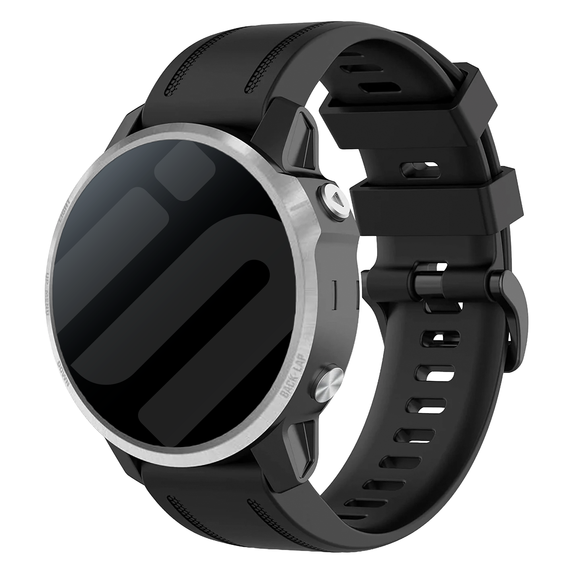 Bracelet silicone Garmin Fenix 5s / 6s (noir)