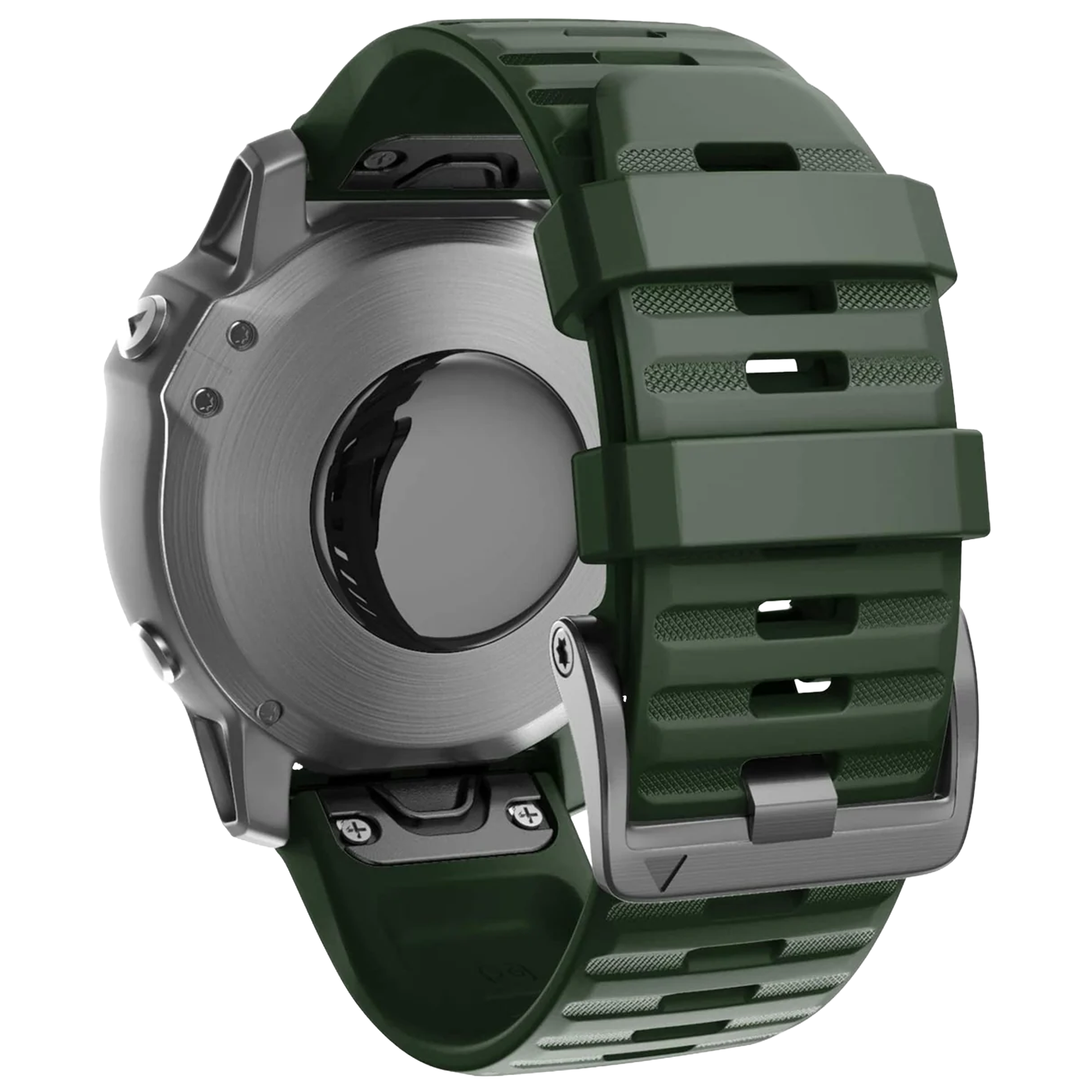 Bracelet silicone Garmin D2 Mach 2 - 51mm (vert foncé)
